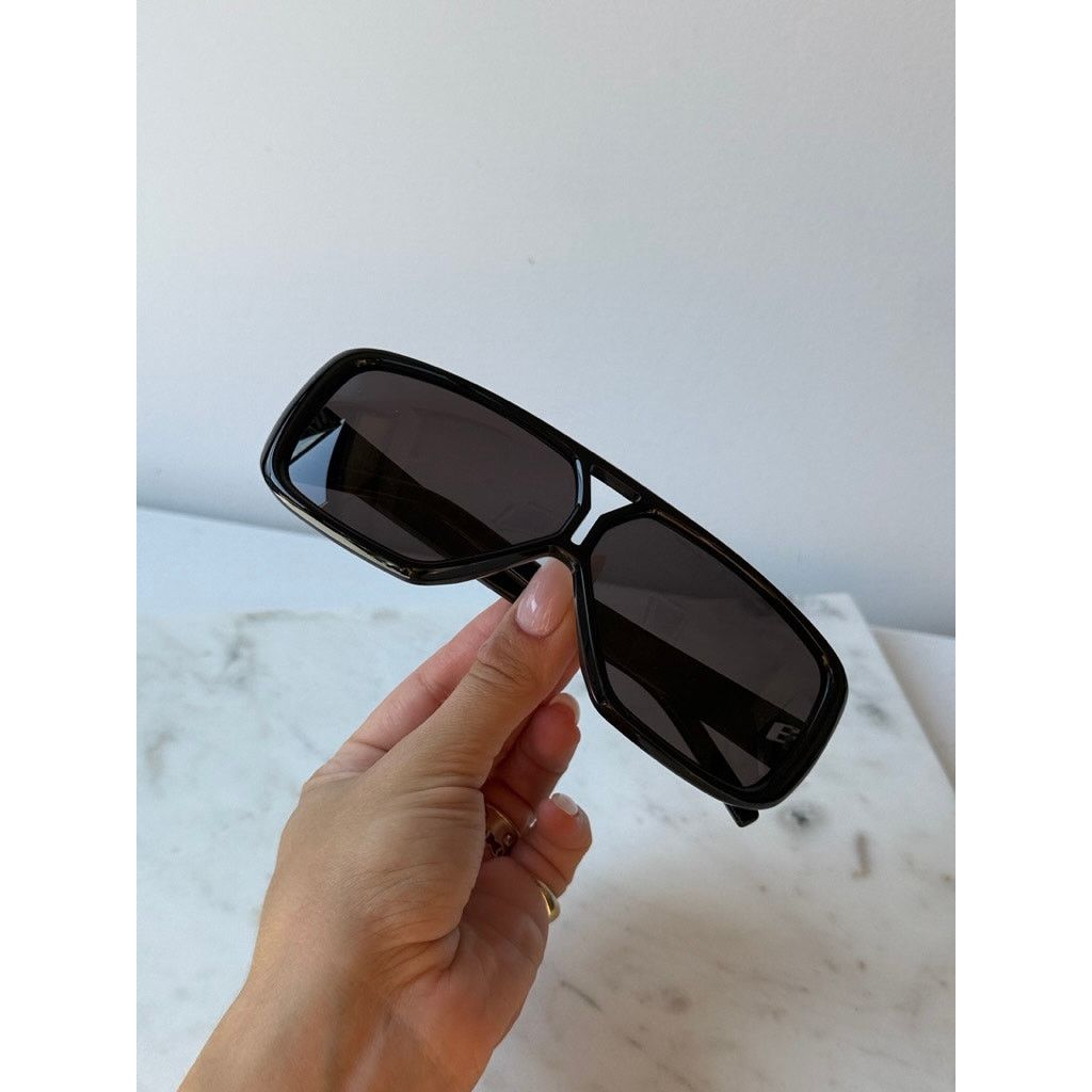 Saint Laurent Paris NEW Saint Laurent SL569Y Black Aviator Pilot Sunglasses Size ONE SIZE - 10 Thumbnail