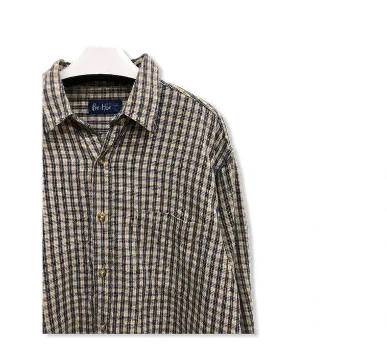 Flannel × Vintage Vintage Be.Hot Plaid Tartan Flannel Shirt 👕 Size US L / EU 52-54 / 3 - 2 Thumbnail