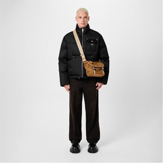 Prada PRADA Re-Nylon And Leather Shoulder Bag Size ONE SIZE - 5 Thumbnail