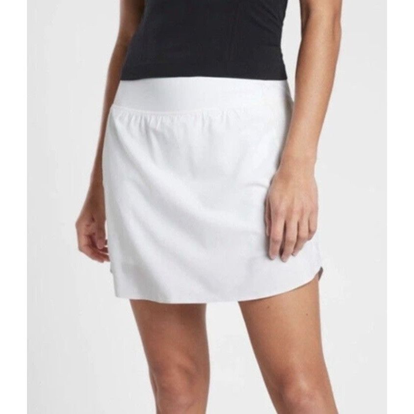 Athleta NWT Athleta Tennis skirt S 16" White Lined Pockets Run w/ It Size 27" / US 4 / IT 40 - 2 Thumbnail