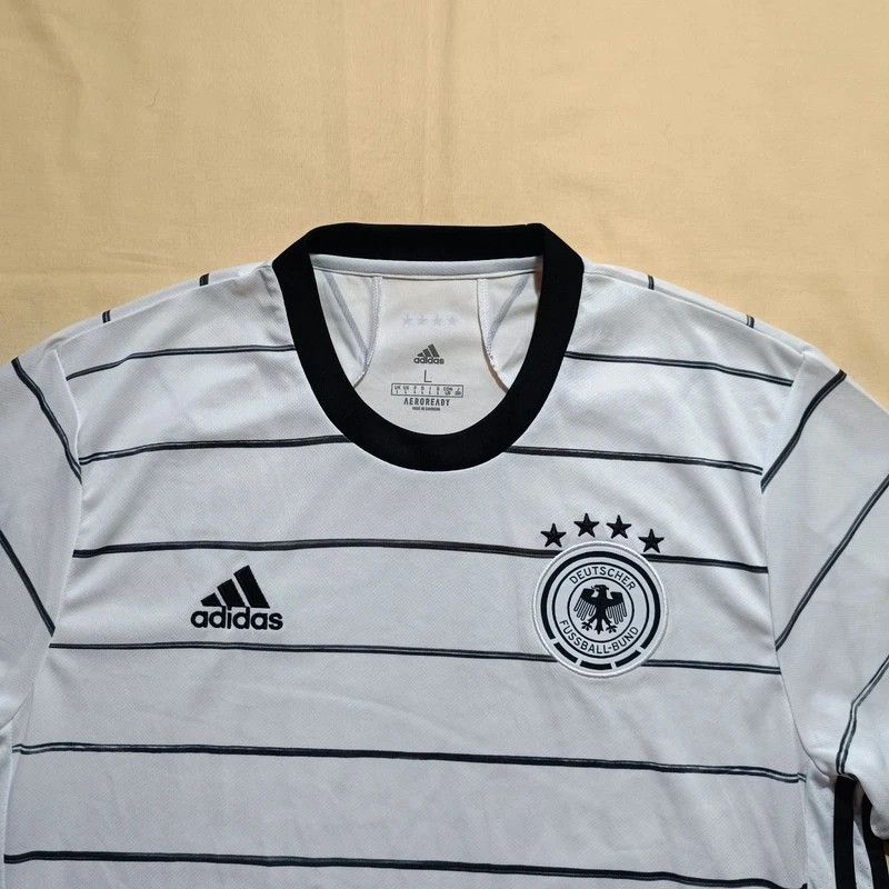Adidas Germany 2019-2021 Home Football Jersey Deutschland L Size US L / EU 52-54 / 3 - 4 Thumbnail