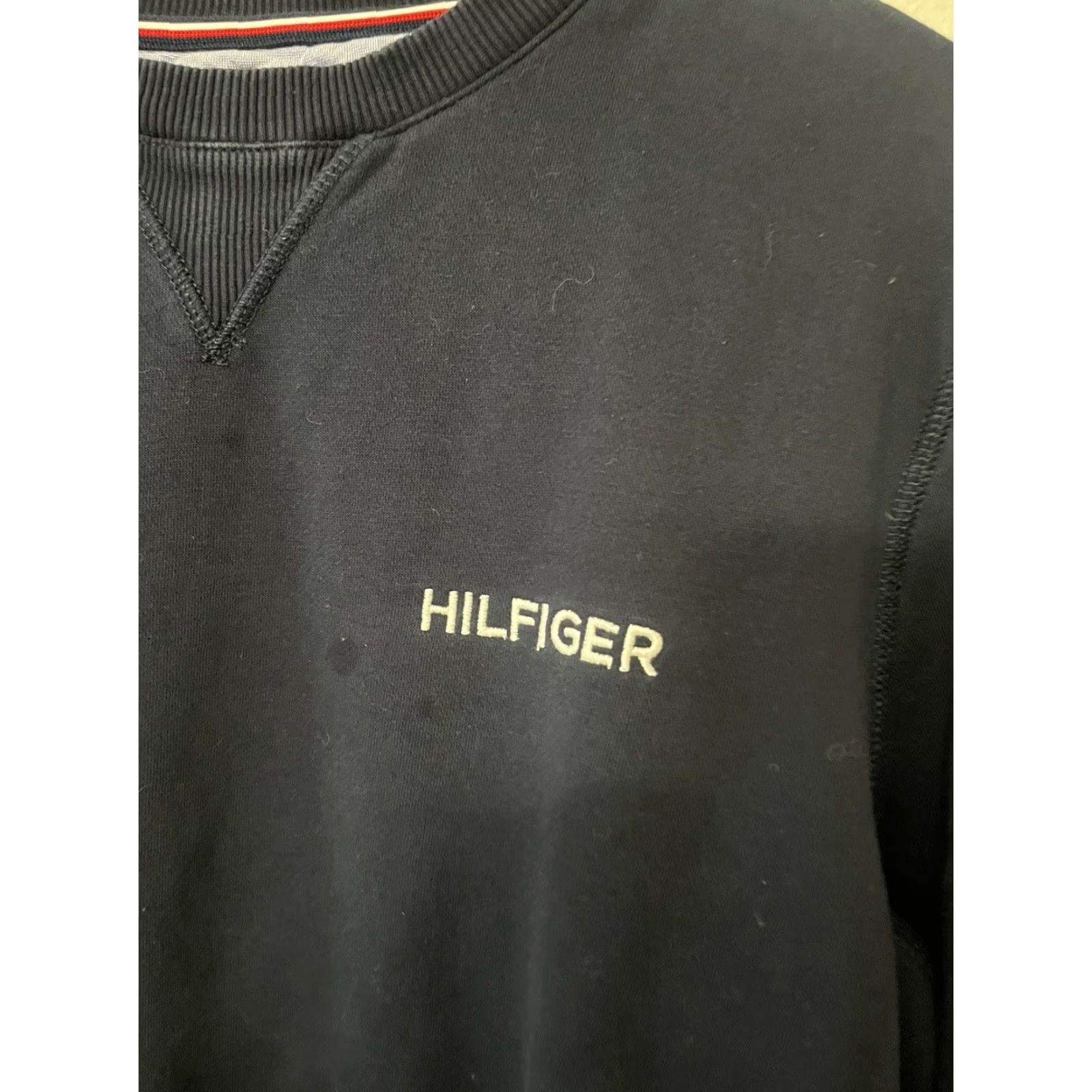 Tommy Hilfiger Tommy Hilfiger Crew Neck Knit Sweater Pullover Blue Mens Large Long Sleeve 100% Cotton Size US L / EU 52-54 / 3 - 3 Thumbnail