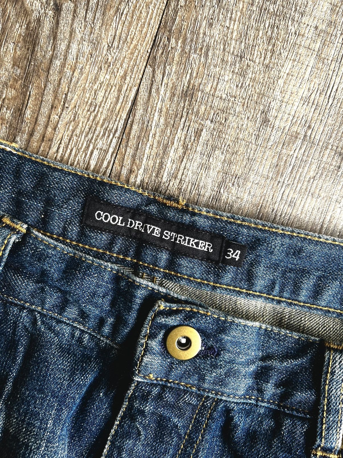 Y2K BAGGY PANTS COOL DRIVE STRIKER EMBROIDERY VINTAGE