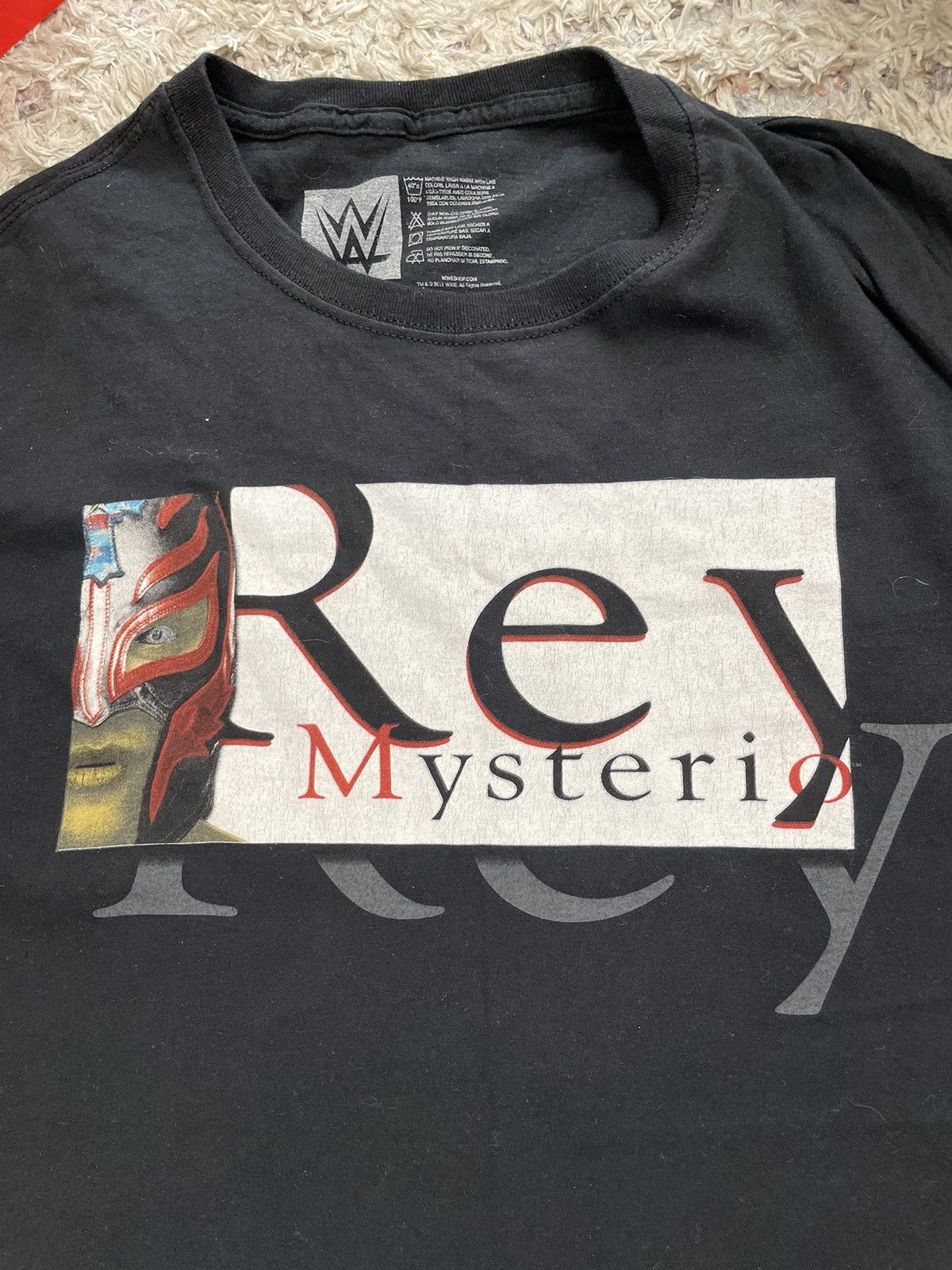 Vintage × WWE Vintage WWE Rey Mysterio 619 Faces T-Shirt Size US L / EU 52-54 / 3 - 2 Thumbnail