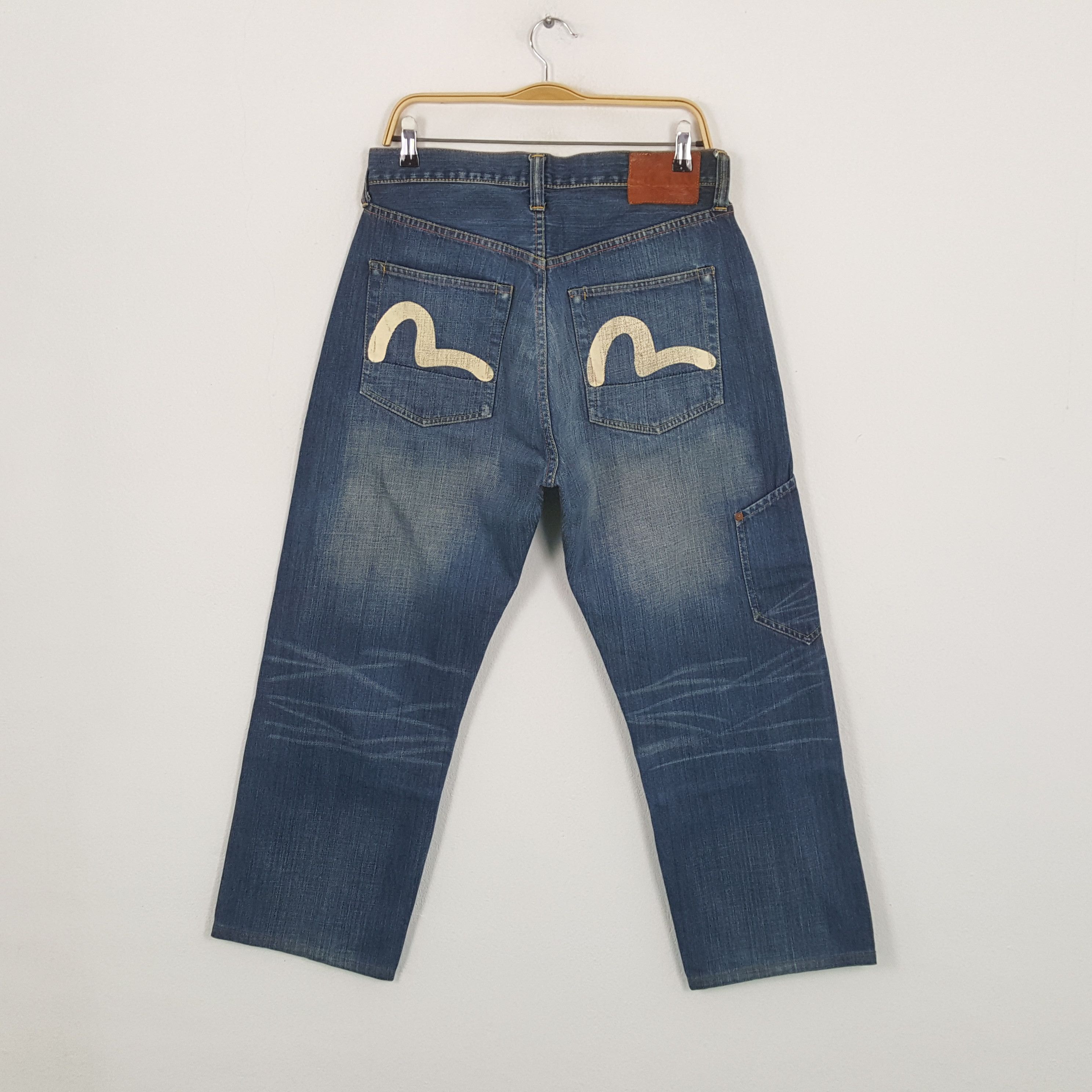 Evisu × Japanese Brand × Vintage Vintage EVISU Japanese Brand Daicock Custom Style Jeans Size US 31 - 4 Thumbnail