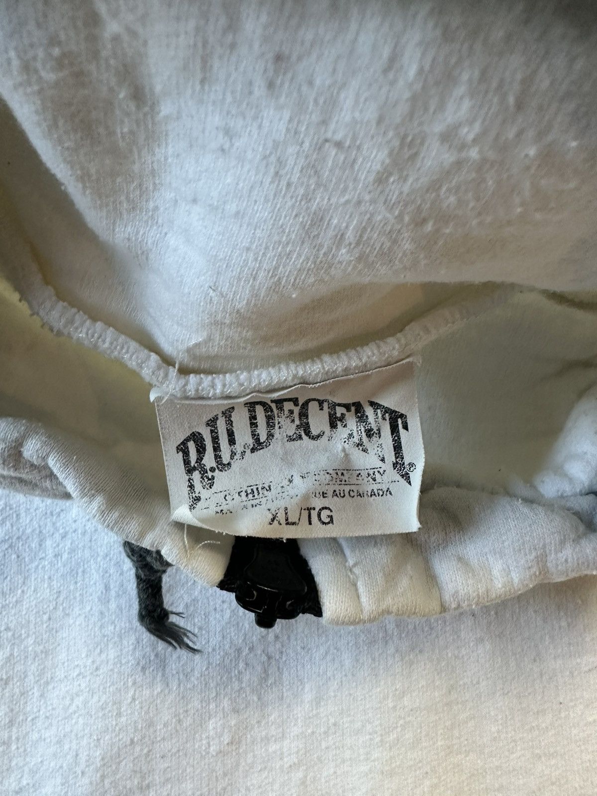 Vintage Vintage White Blank Pullover Neck Zip Sweatshirt Size XL Size US XL / EU 56 / 4 - 3 Thumbnail