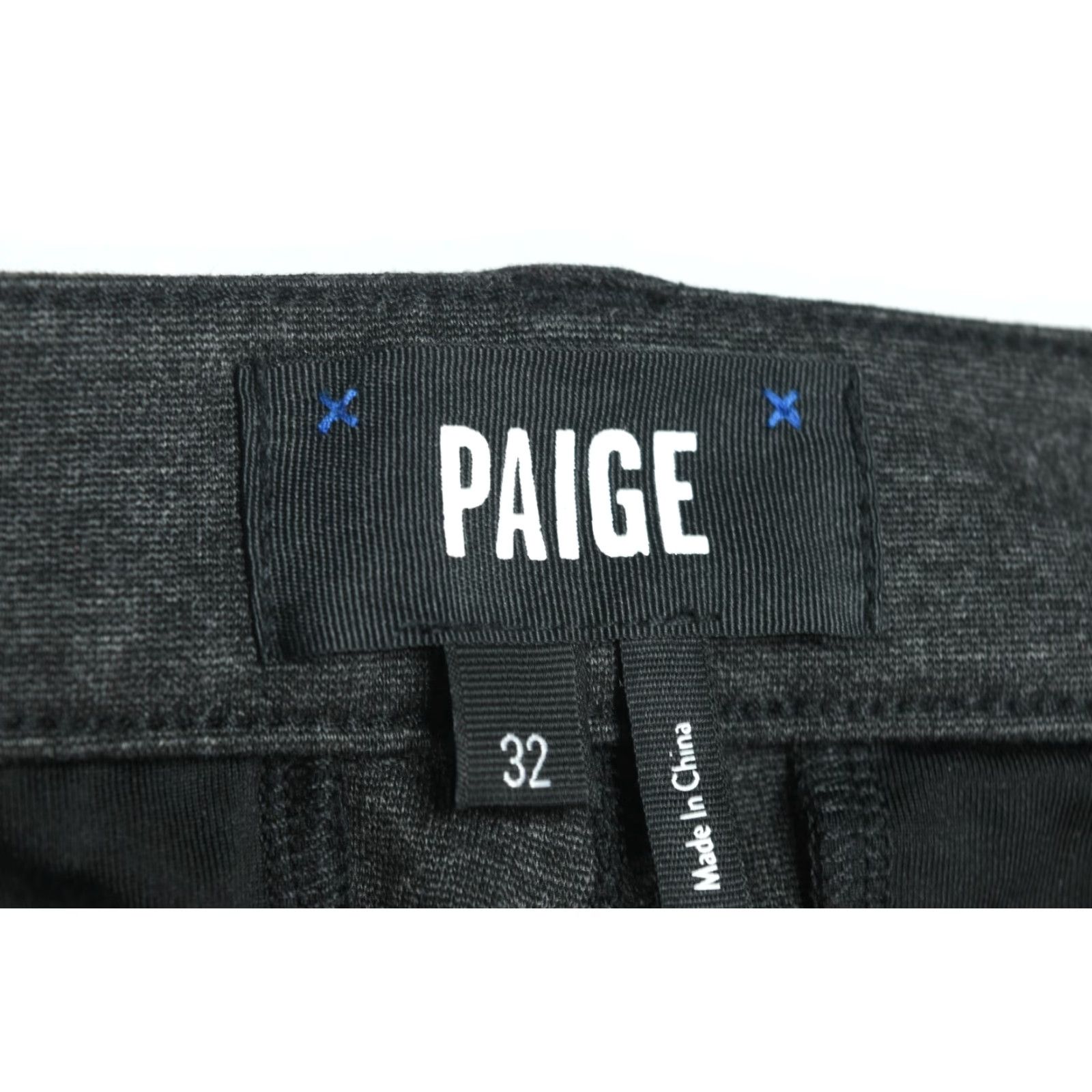 Paige Paige Elmwood Joggers Mens 32 Gray Black Stretch Tapered Slim Fit Pants Size US 32 / EU 48 - 5 Thumbnail