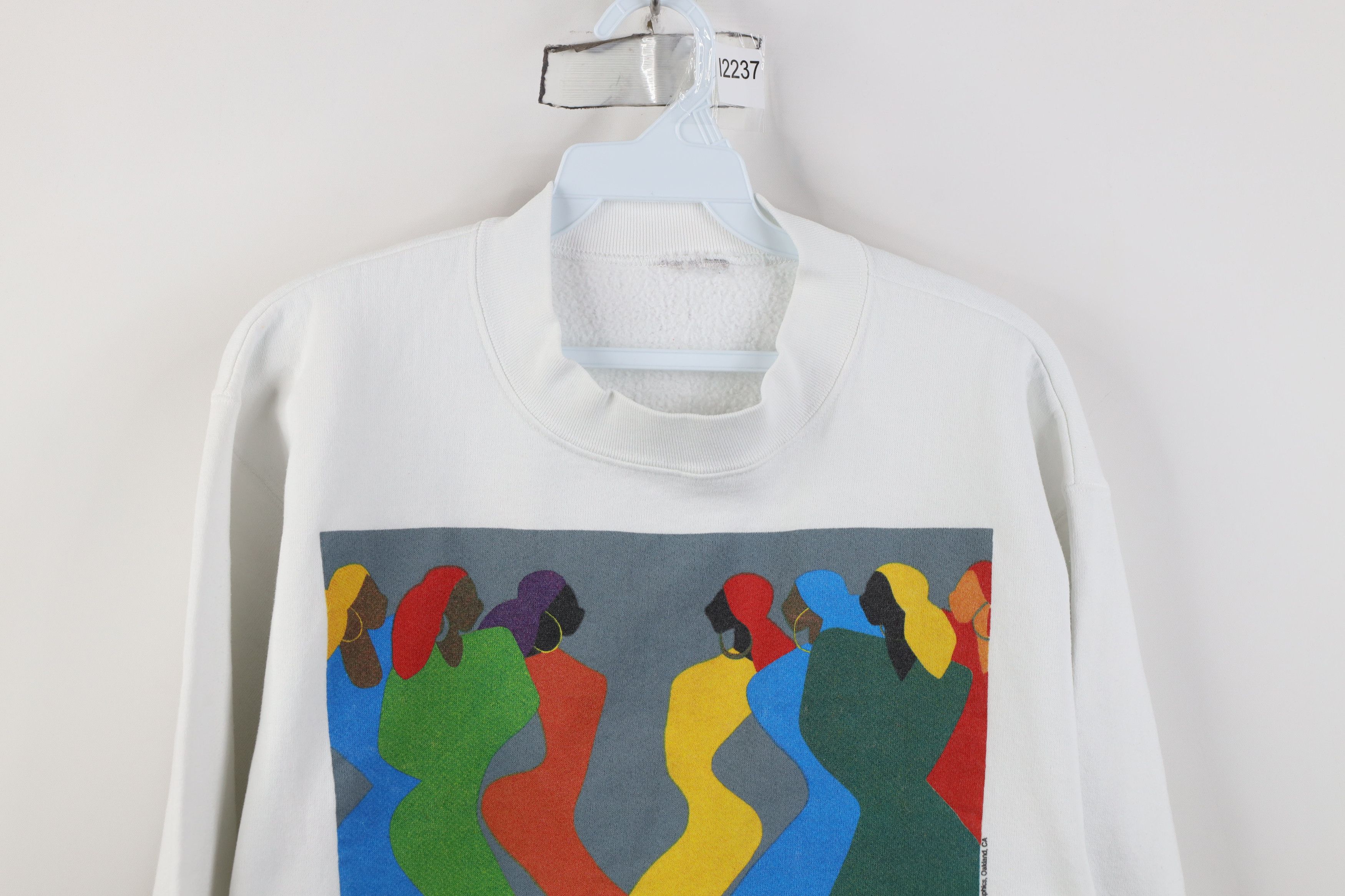 Vintage Vintage 90s Synthia Saint James Tchokola Art Sweatshirt USA Size M / US 6-8 / IT 42-44 - 2 Thumbnail