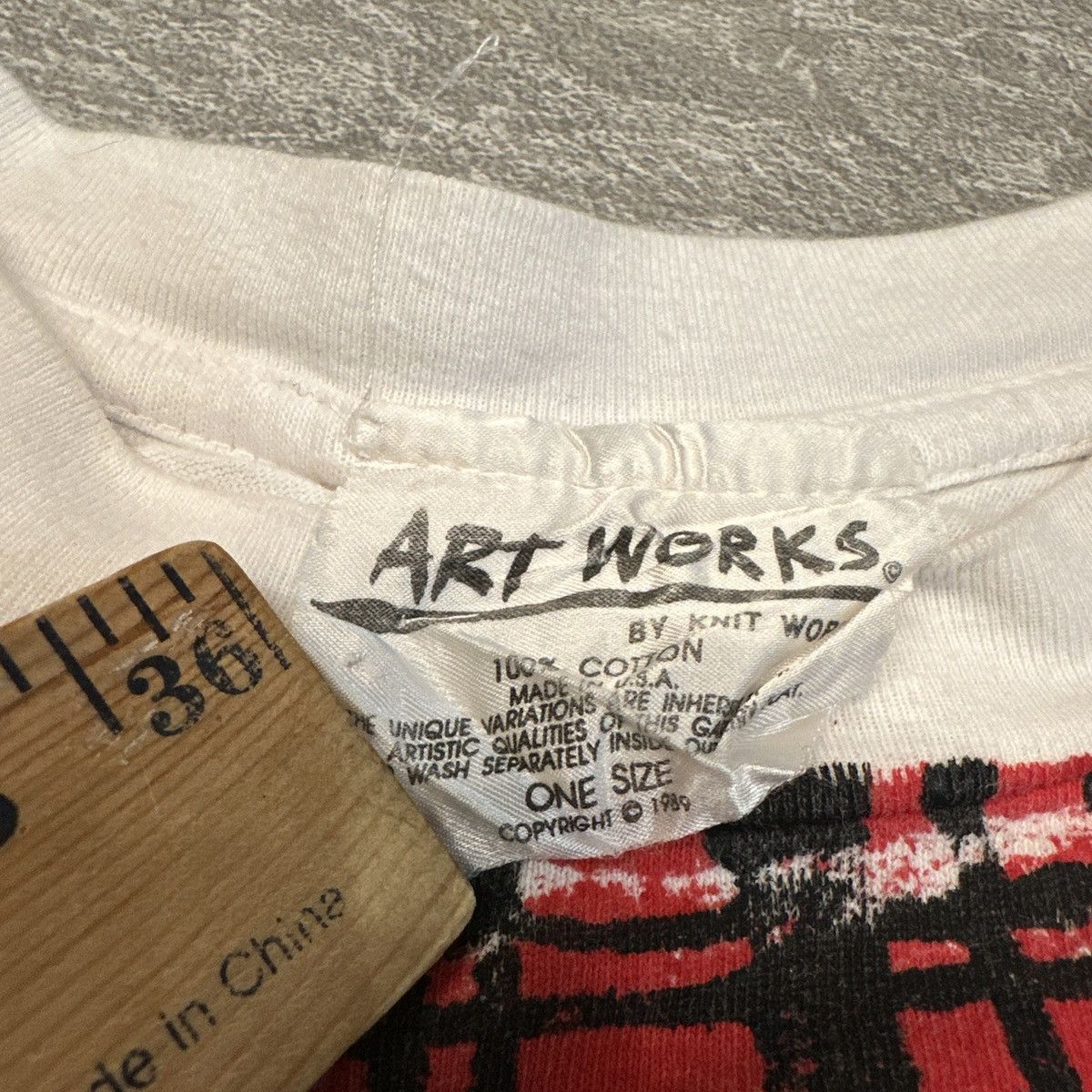 Vintage Vintage 80s Art Works Knit Schnauzer Dog Single Stitch Shirt Size US XL / EU 56 / 4 - 3 Thumbnail