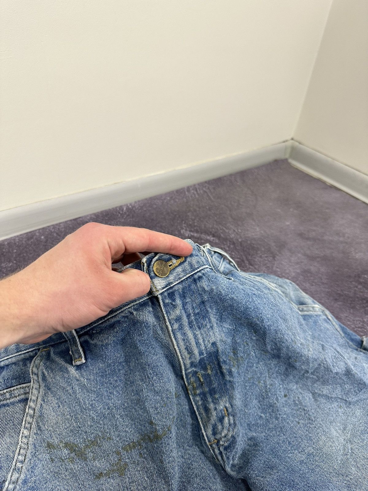 Carhartt Vintage Carhartt USA Carpenter Cargo Baggy Hype Work Pants Size US 36 / EU 52 - 15 Thumbnail
