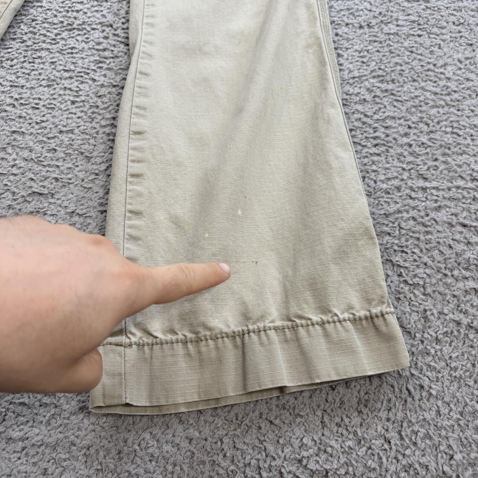 Carhartt Carhartt Relaxed Fit Cargo Pants Womens 4 Regular Tan Work Size 27" / US 4 / IT 40 - 9 Thumbnail