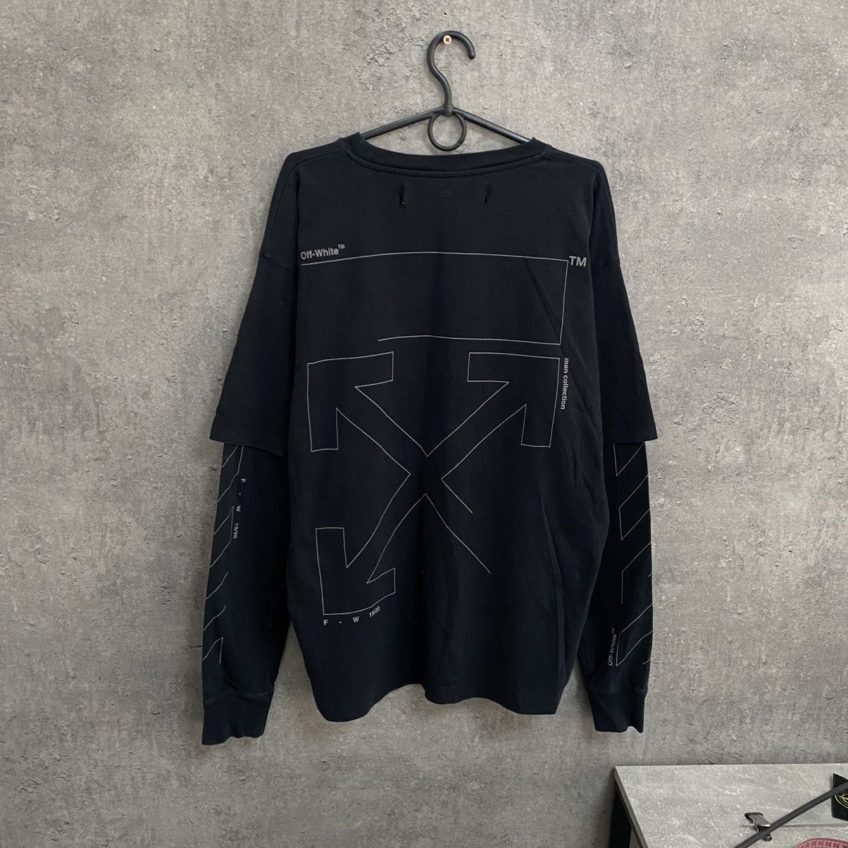 Off-White Off White Long Sleeve Shirt Size US S / EU 44-46 / 1 - 1 Thumbnail