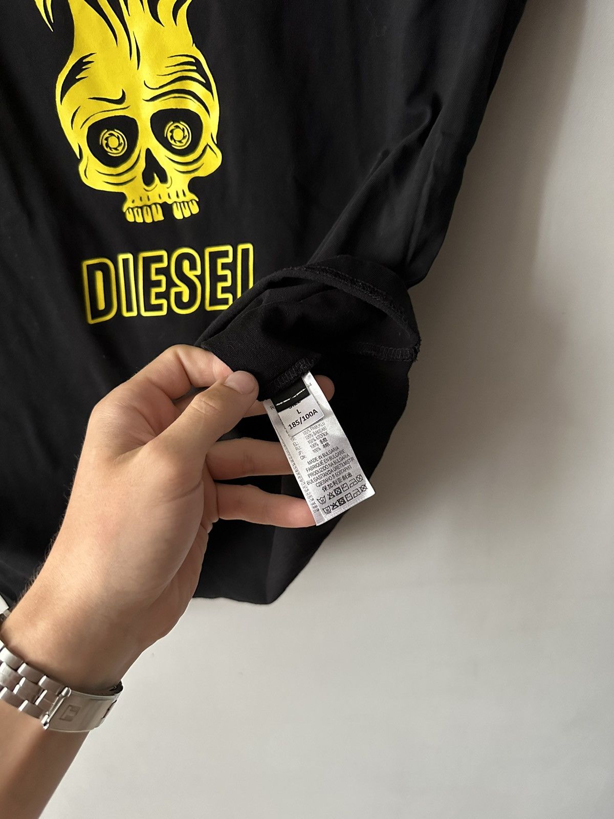 Diesel × Diesel Black Gold Diesel Void Skull Tee Size US L / EU 52-54 / 3 - 5 Thumbnail