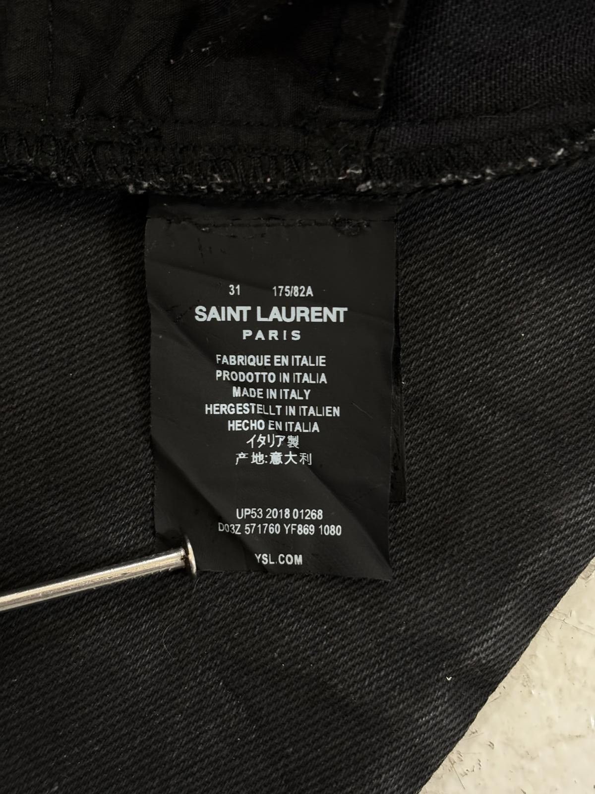 Saint Laurent Paris Saint Laurent Paris waxed d02 denim Size US 33 - 6 Thumbnail