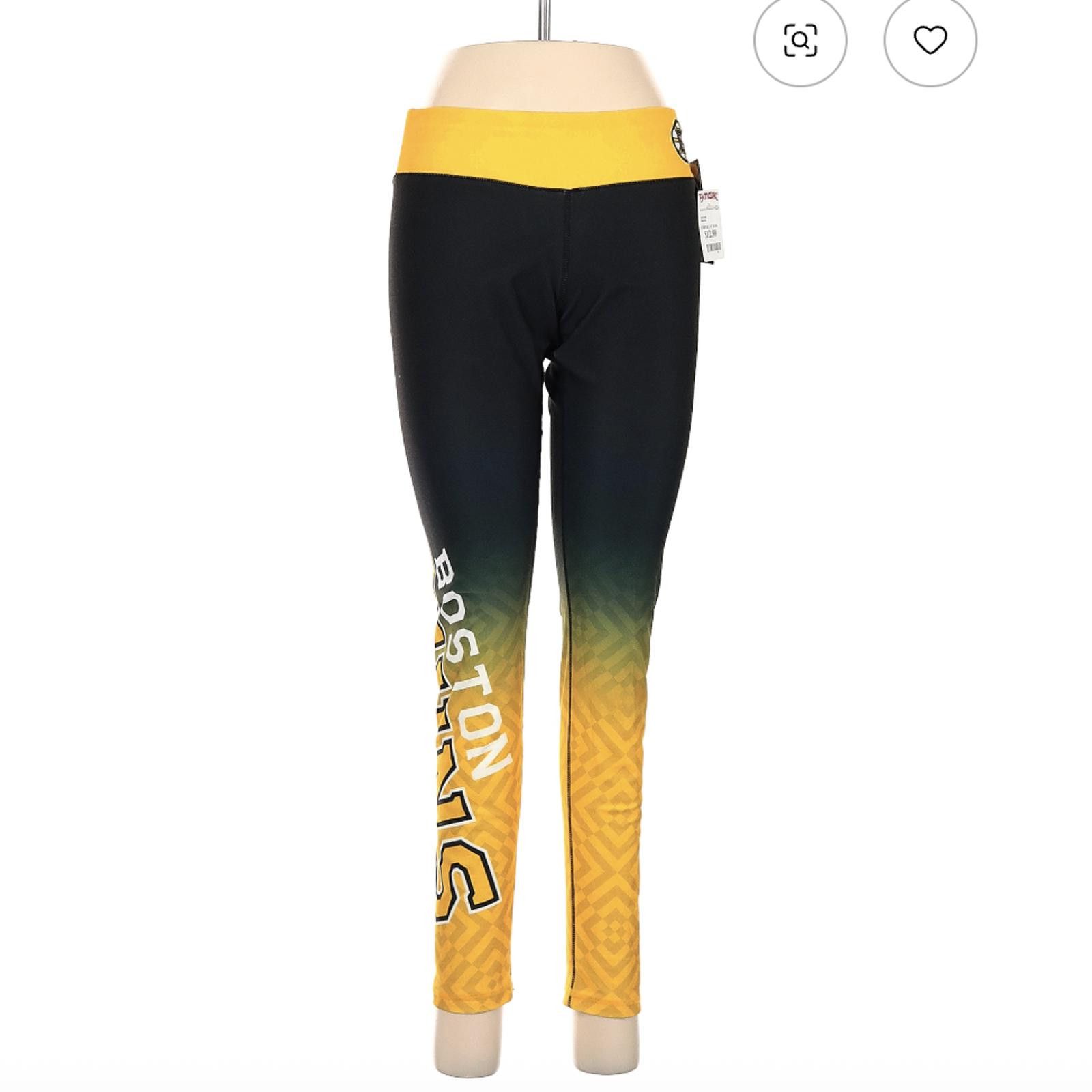 NHL NHL Boston Bruins Active Leggings Pants Size L Size 36" / US 14 / IT 50 - 1 Thumbnail