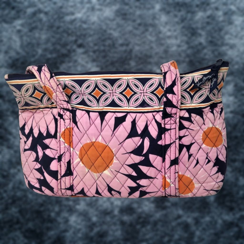 Vera Bradley Vera Bradley Loves Me Pattern Pink Shoulder Bag Purse Floral Retired Ladies Pink Size ONE SIZE - 1 Thumbnail