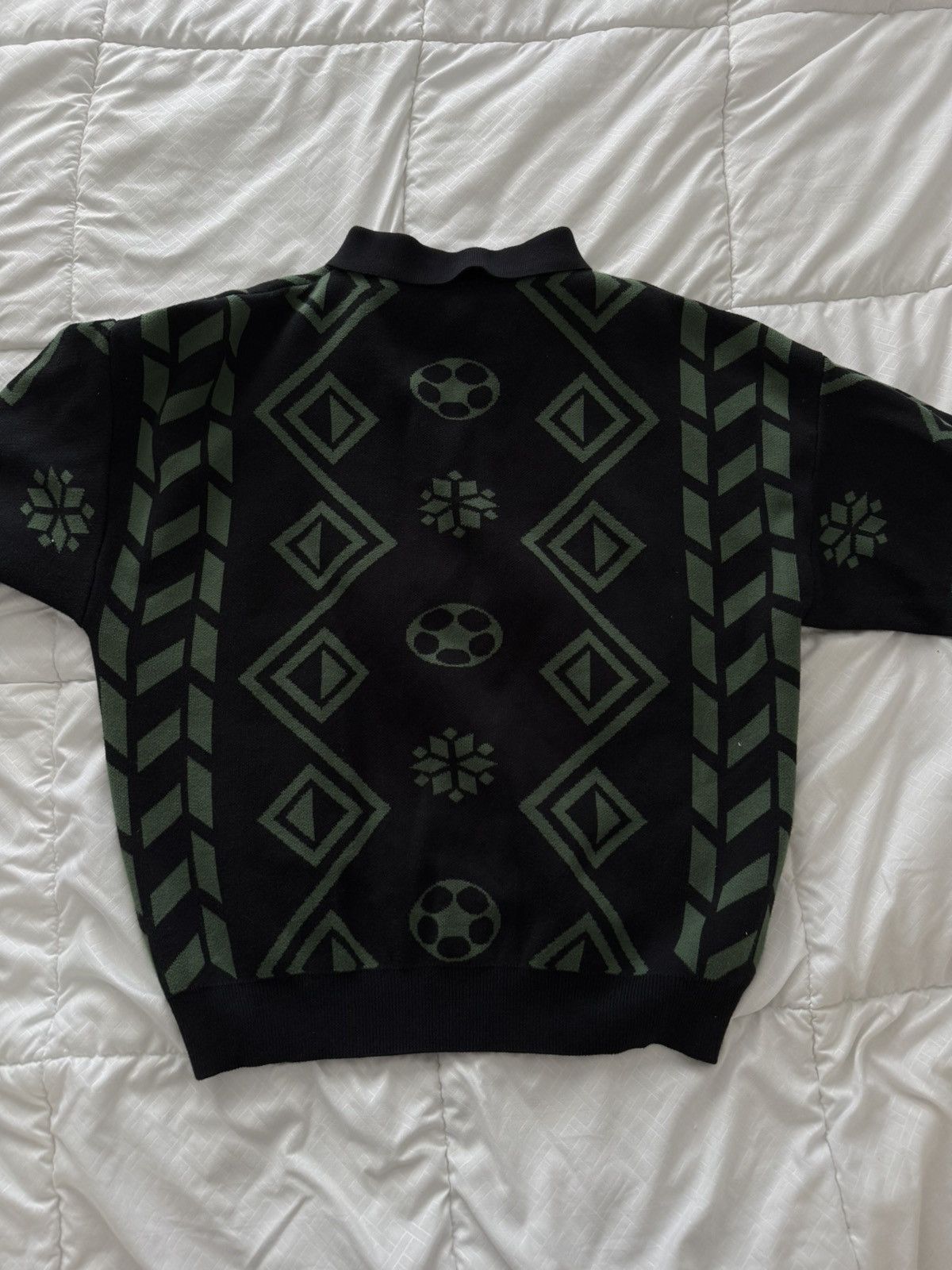 Gosha Rubchinskiy Gosha Rubchinskiy Soccer Pattern Sweater Size US S / EU 44-46 / 1 - 4 Thumbnail