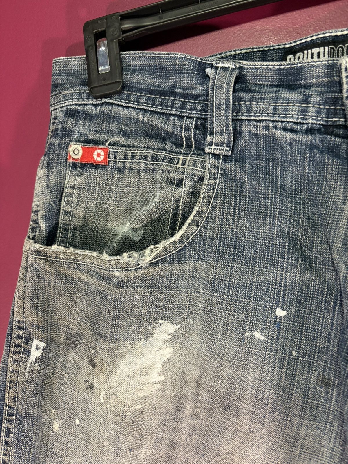 Southpole South pole vintage paint splatter jeans Size US 32 / EU 48 - 3 Thumbnail