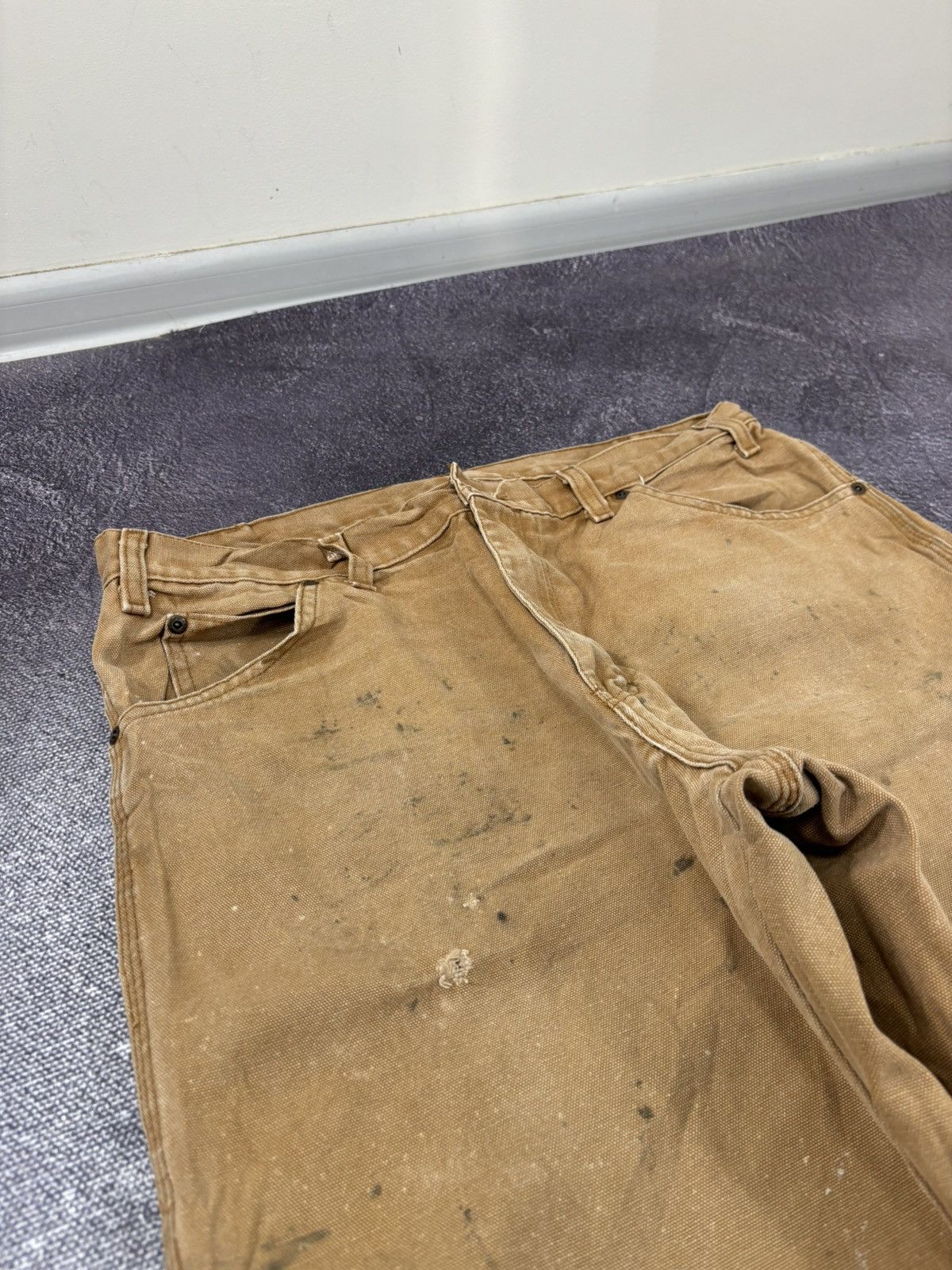 Dickies Vintage Dickies Y2K Mustard USA Work Hype Baggy Pants Jeans Size US 36 / EU 52 - 10 Thumbnail