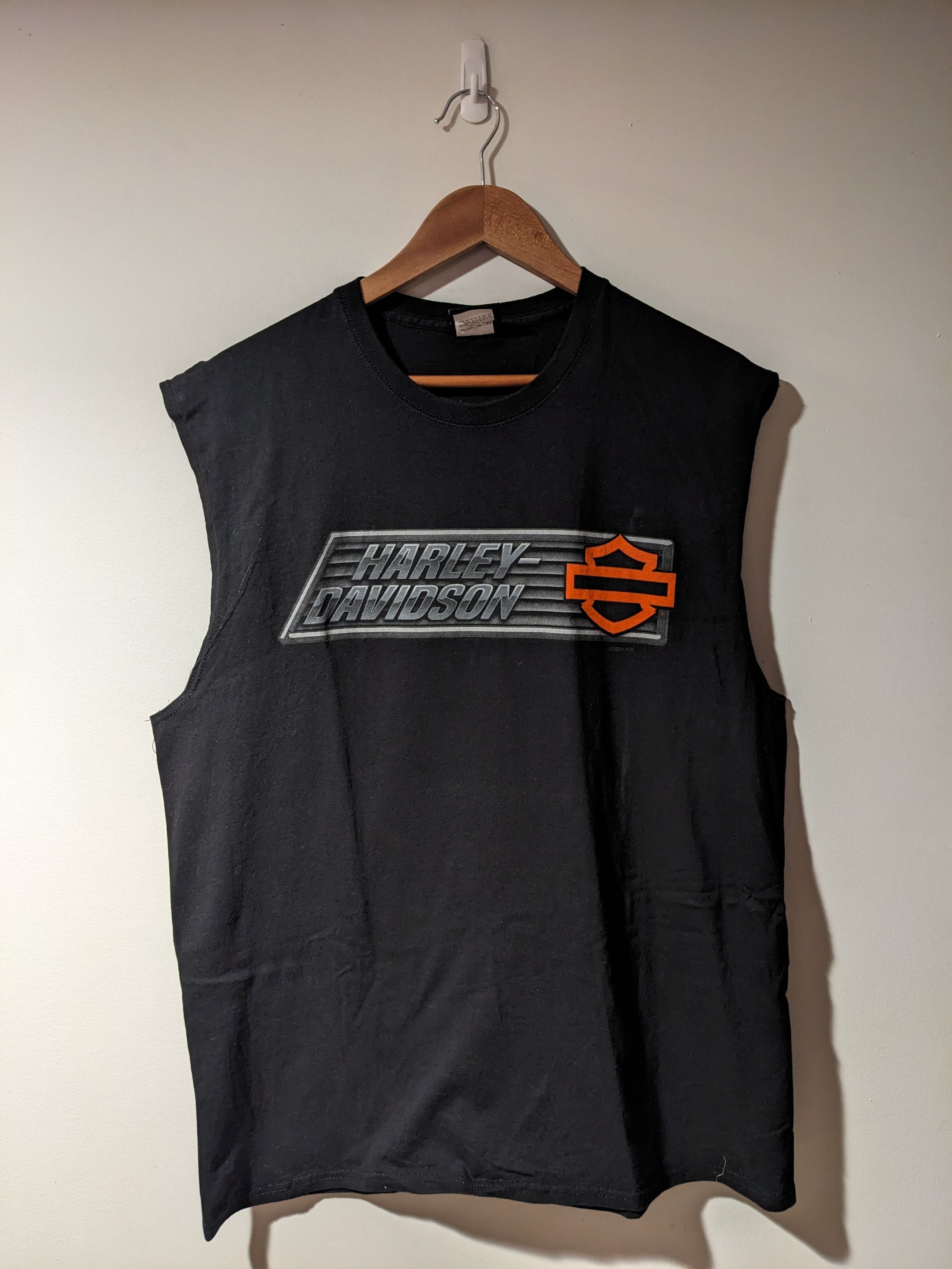 Harley Davidson Harley Davidson North Myrtle Beach Sleeveless T-Shirt Size US XL / EU 56 / 4 - 4 Thumbnail