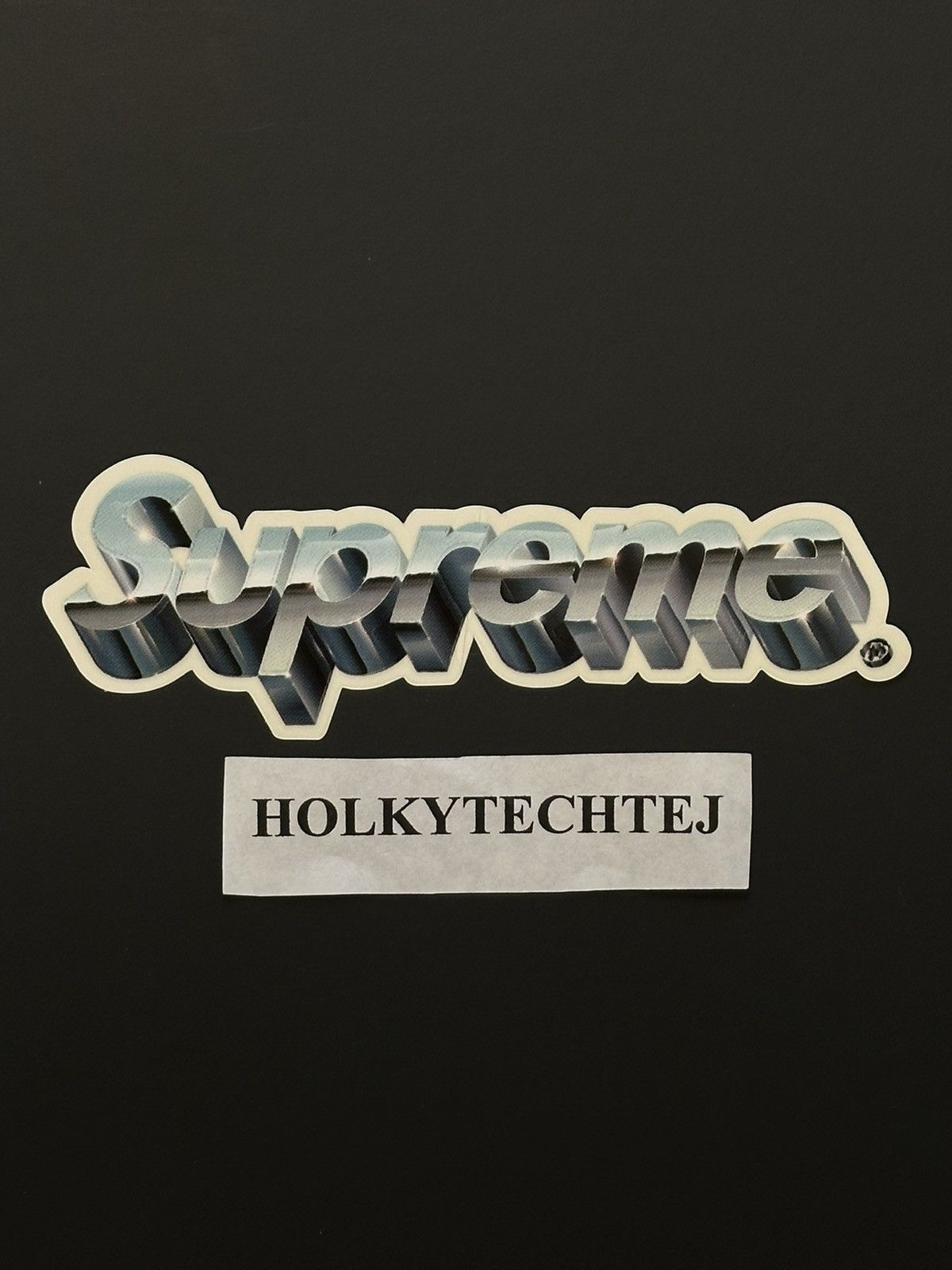 Supreme Supreme Chrome Logo Sticker Size ONE SIZE - 1 Thumbnail