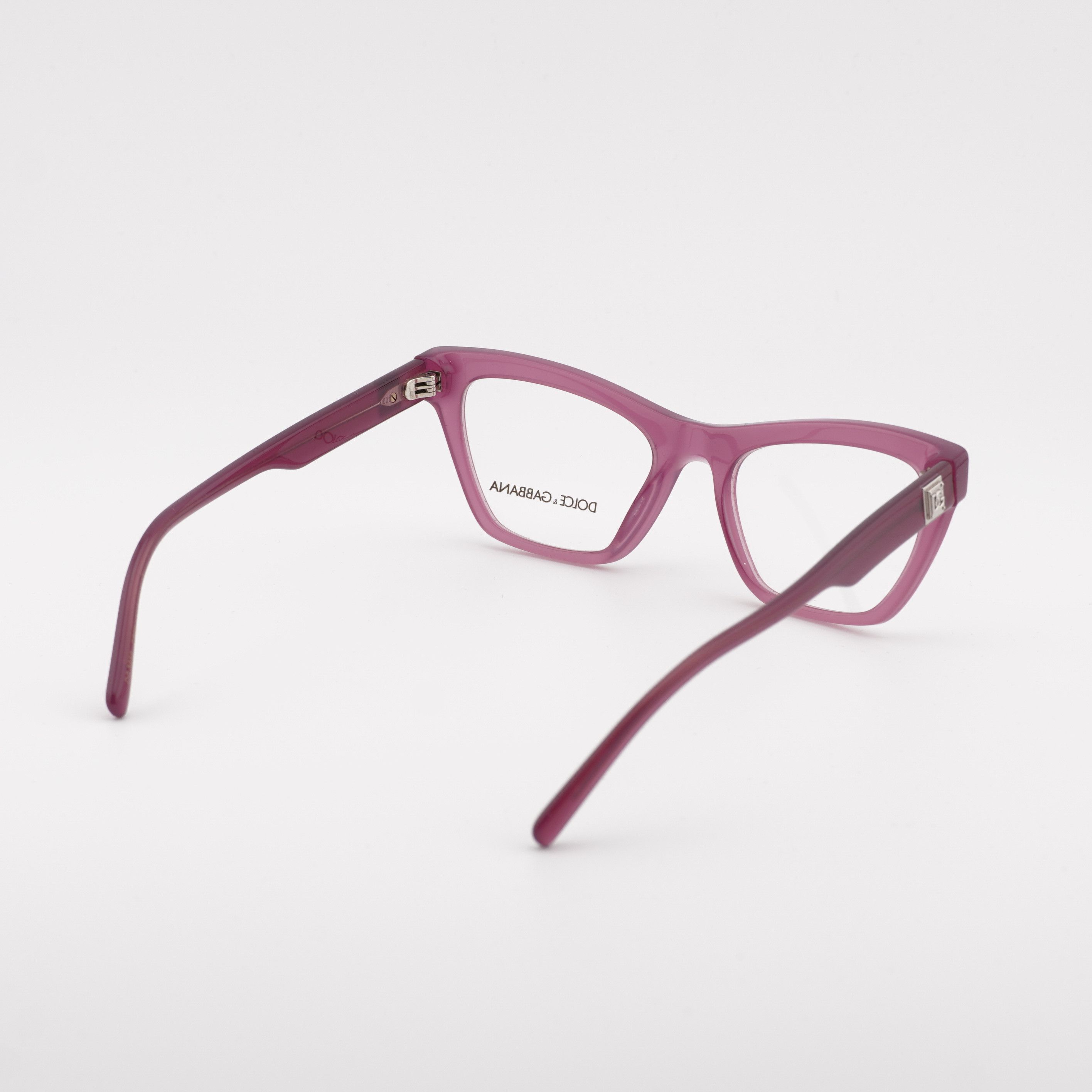 Dolce & Gabbana Dolce & Gabbana DG3359 2966 Eyeglasses Cat Eye Raspberry Size ONE SIZE - 5 Thumbnail