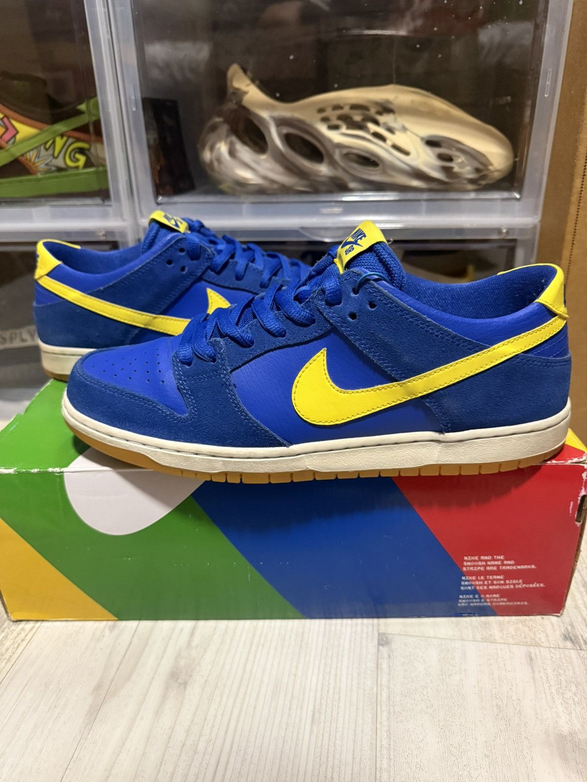Nike SB Nike SB Dunk Low Pro Boca Jr 2017 Size US 11.5 / EU 44-45 - 1 Thumbnail