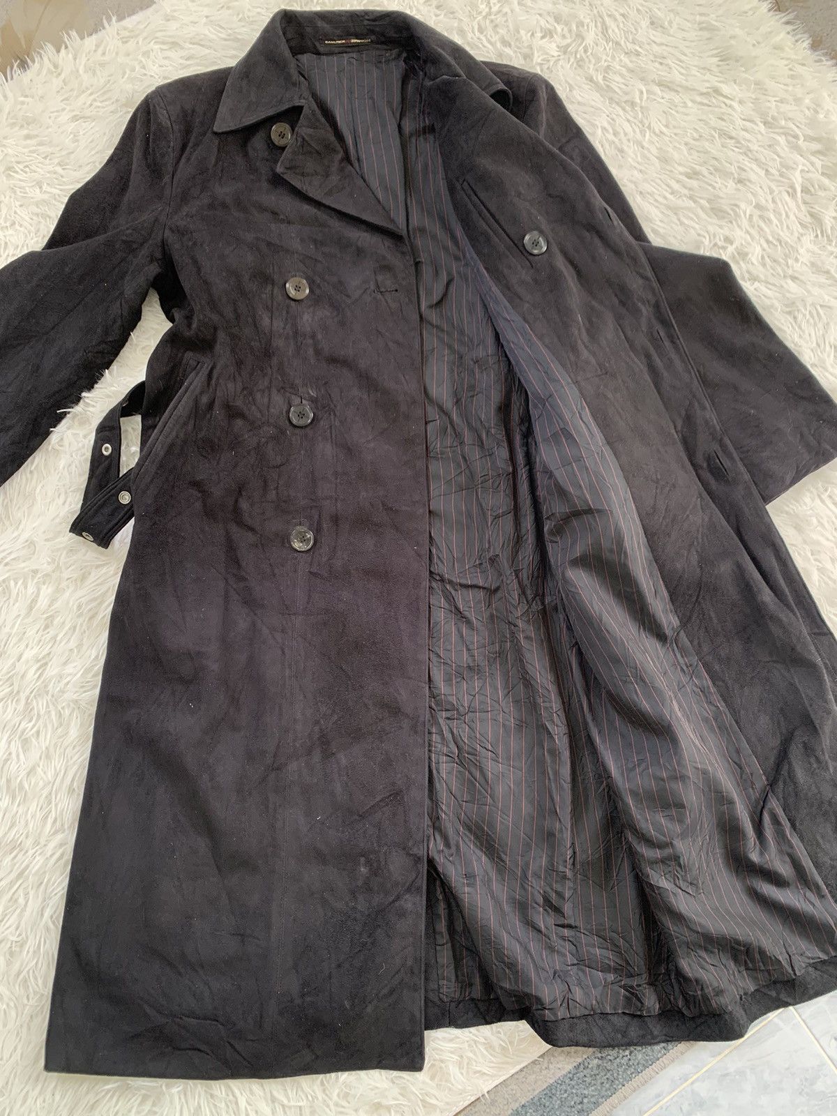 Gaultier Homme Objet Vtg JPG Gaultier Homme Objet Long Coat Belted Size US M / EU 48-50 / 2 - 12 Thumbnail