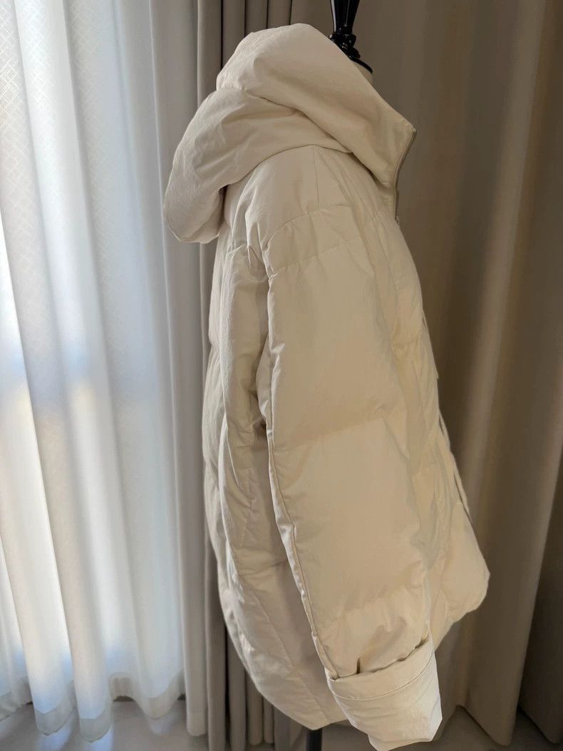 Jil Sander Jil Sander size 32 White down jacket Size 4XL / US 24-26 - 2 Thumbnail