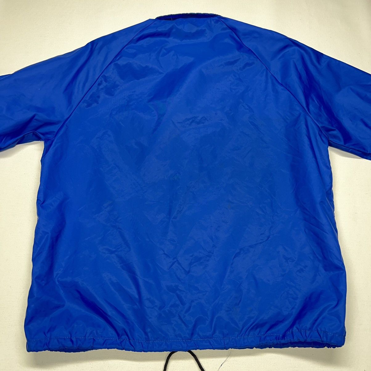 Vintage VTG Coaches Jacket Blue Windbreaker Snap Nylon MVP Union 90s Size US L / EU 52-54 / 3 - 17 Thumbnail