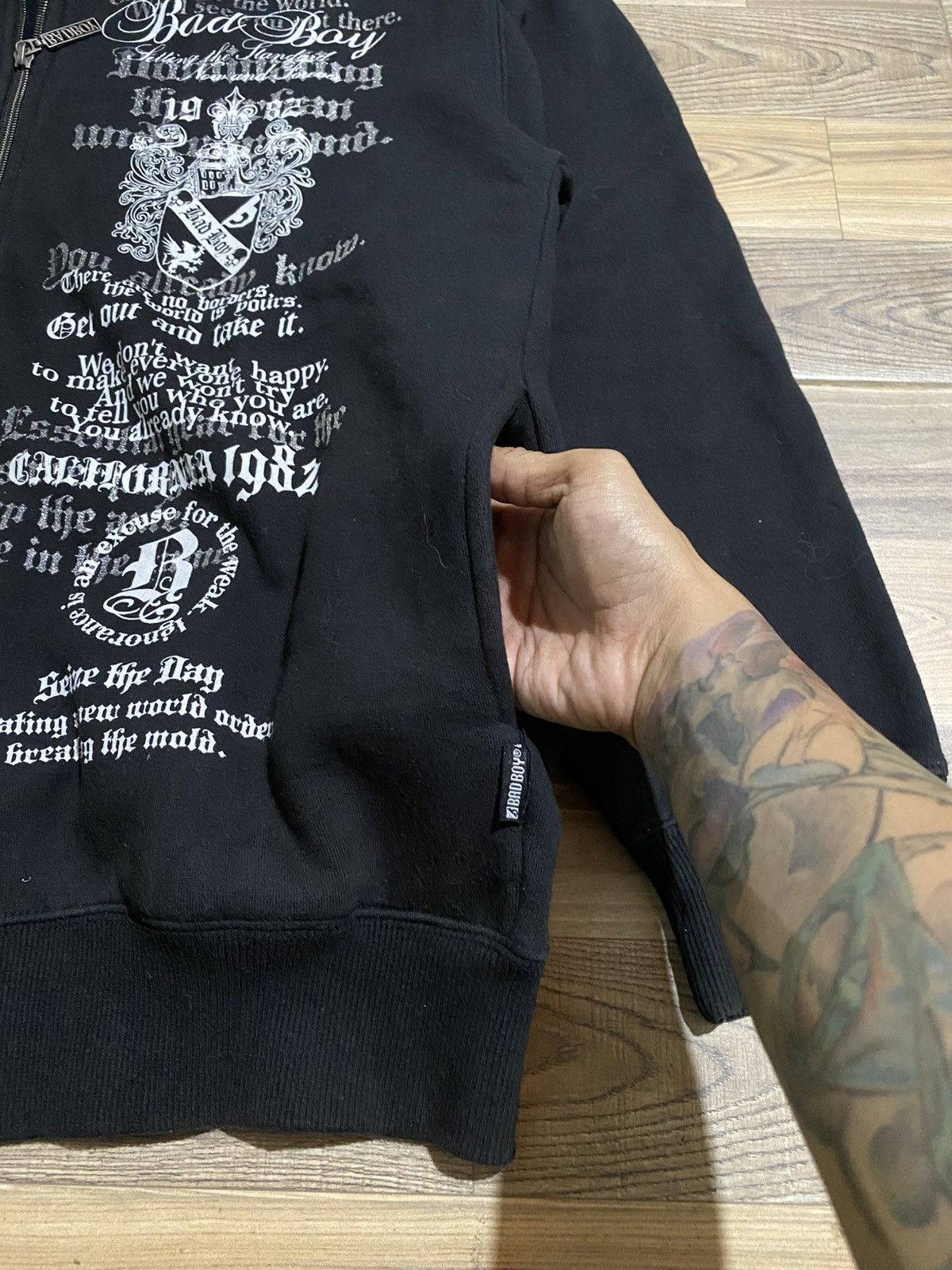 Beauty Beast × Japanese Brand JAPANESE BRAND POEM FUR HOODIES BY BADBOY Size US XL / EU 56 / 4 - 11 Thumbnail