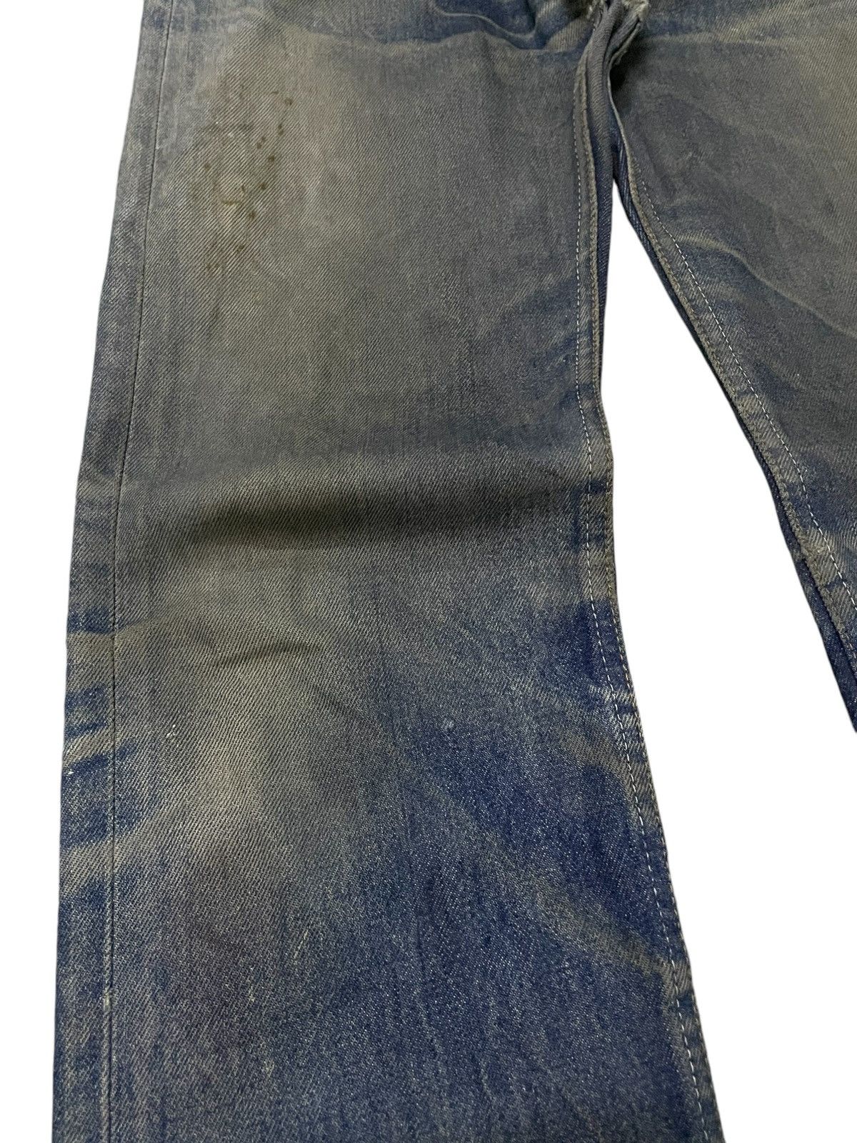 LVC × Levi's × Vintage Vintage Levis 501 Mud Wash Aging Honeycomb Distressed Jeans Size US 29 - 7 Thumbnail