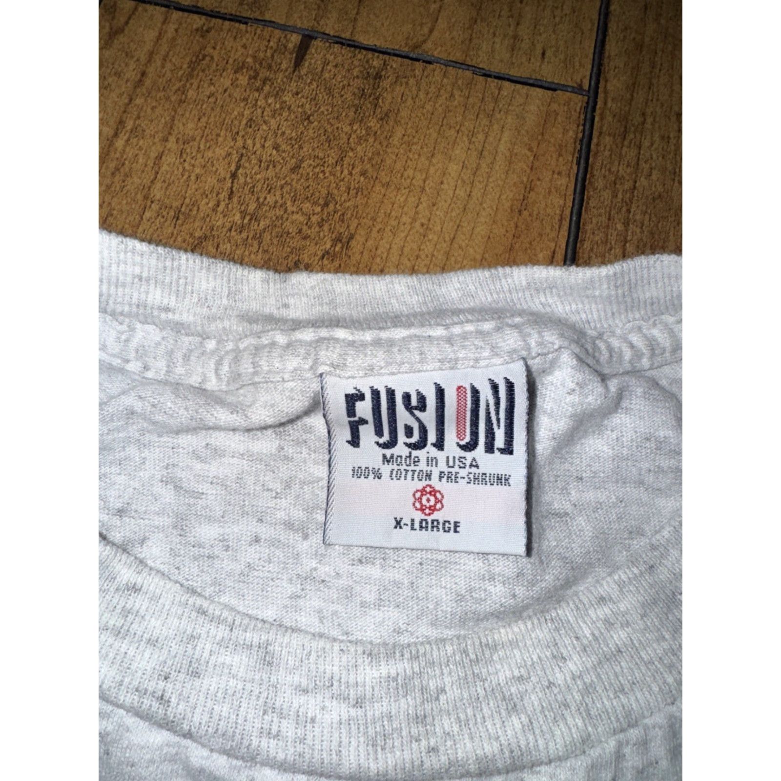 Vintage VINTAGE Unbranded T-Shirt Men XL Gray In God We Trust USA Made Firefighter USA Theme 90s? Size US XL / EU 56 / 4 - 3 Thumbnail