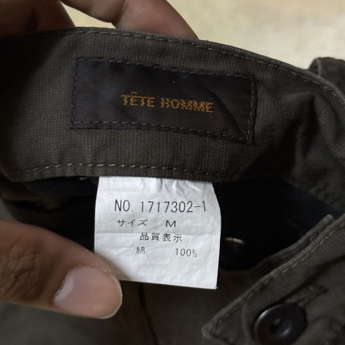 Tete Homme Tete Homme Multipockets Tactical Cargo Pants Size US 31 - 6 Thumbnail