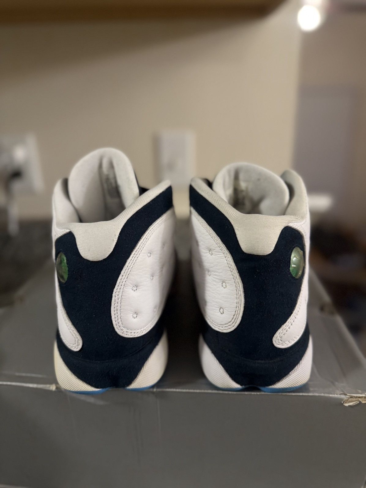 Jordan Brand × Nike 10 - Nike Air Jordan 13 XIII Retro Obsidian White Blue Size US 10 / EU 43 - 4 Thumbnail