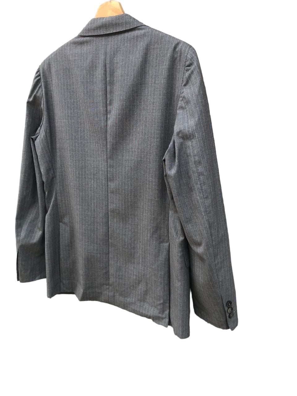 Boglioli Boglioli Blazer Coat Jacket Grey Stripe Size 40R - 7 Thumbnail