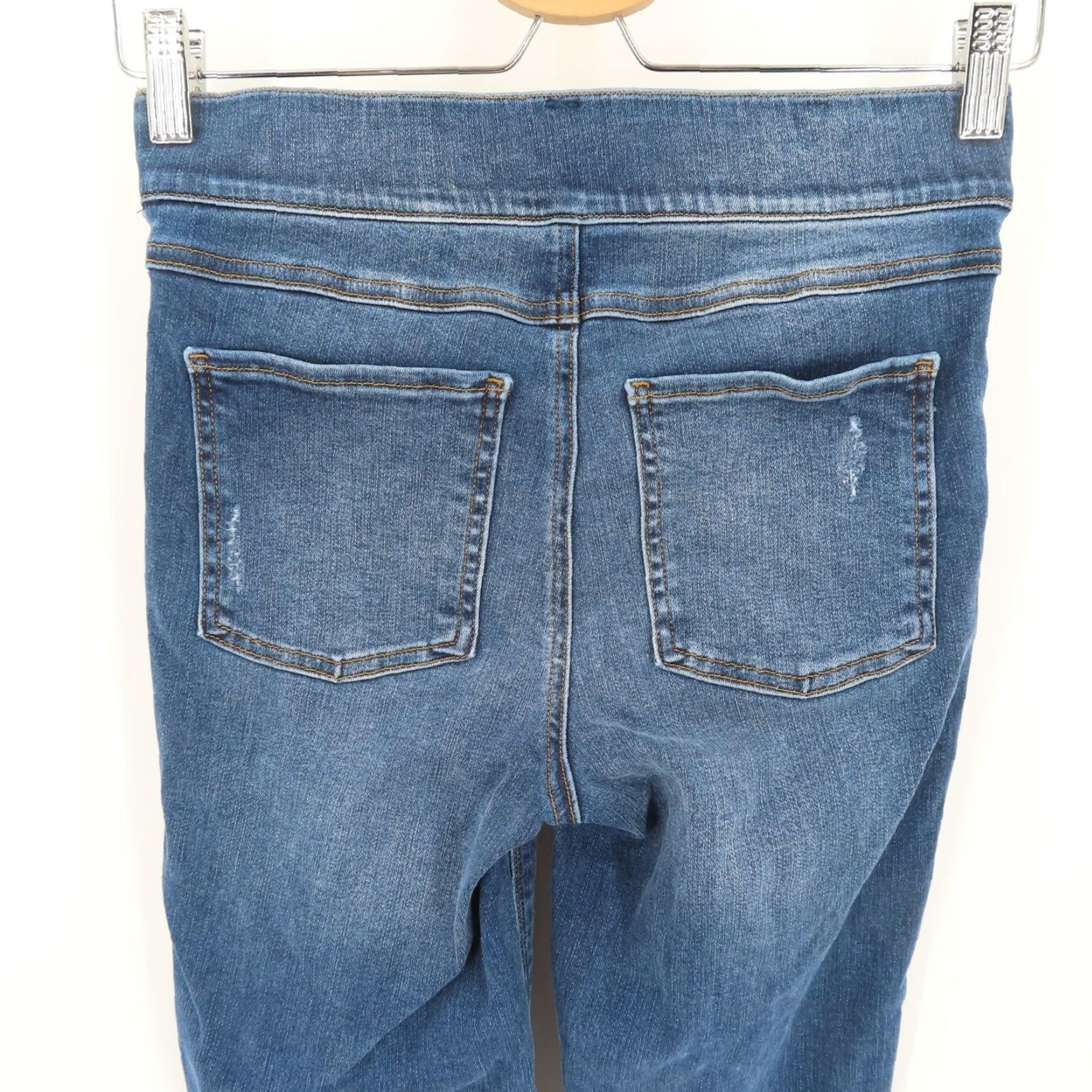 Spanx Spanx Jeans Womens Small Distressed Ankle Skinny 20203R Medium Blue Wash Denim Size 28" / US 6 / IT 42 - 5 Thumbnail