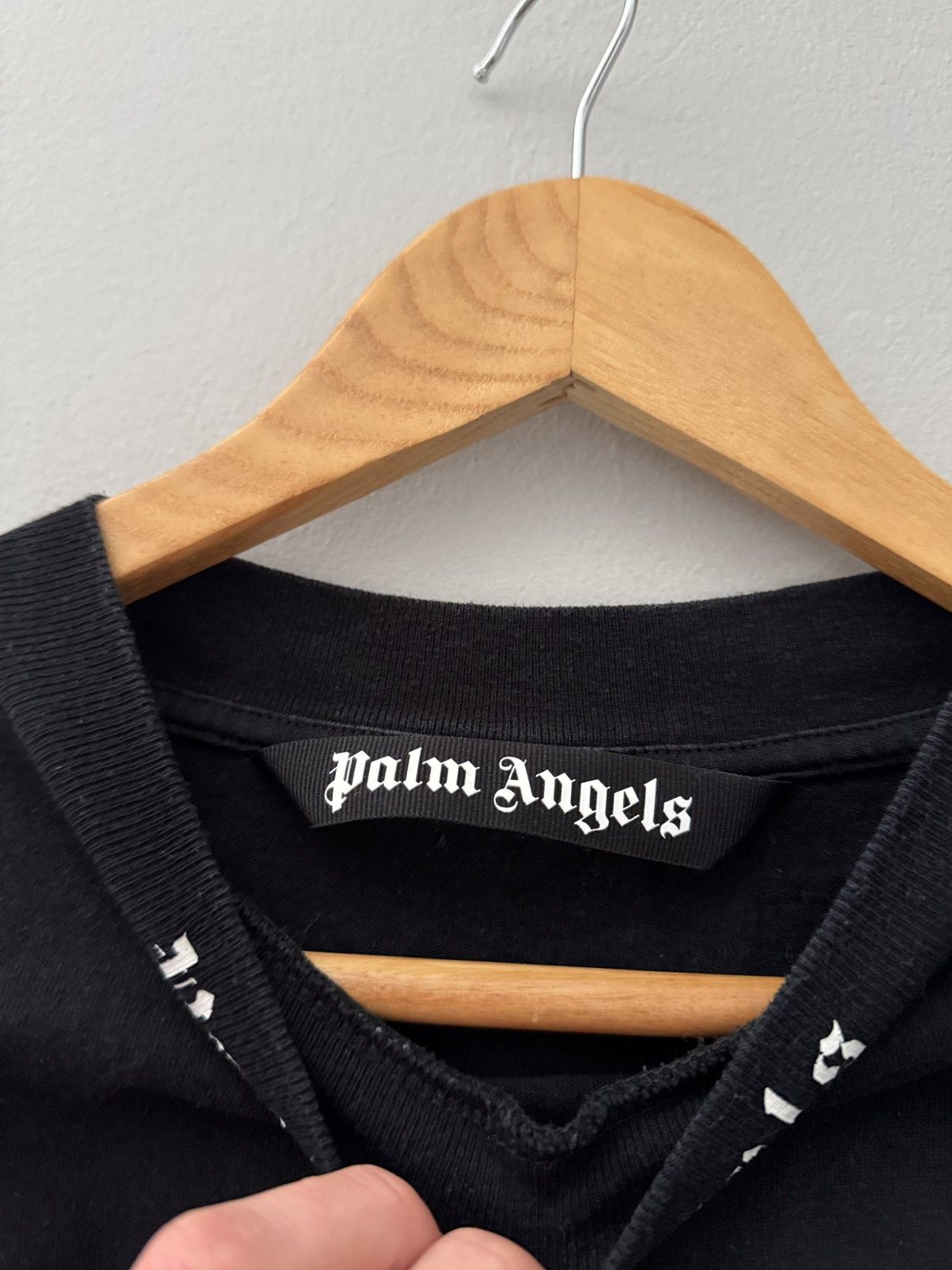 Palm Angels Palm Angels OG Cropped Tee T-Shirt Back Logo Size US S / EU 44-46 / 1 - 4 Thumbnail