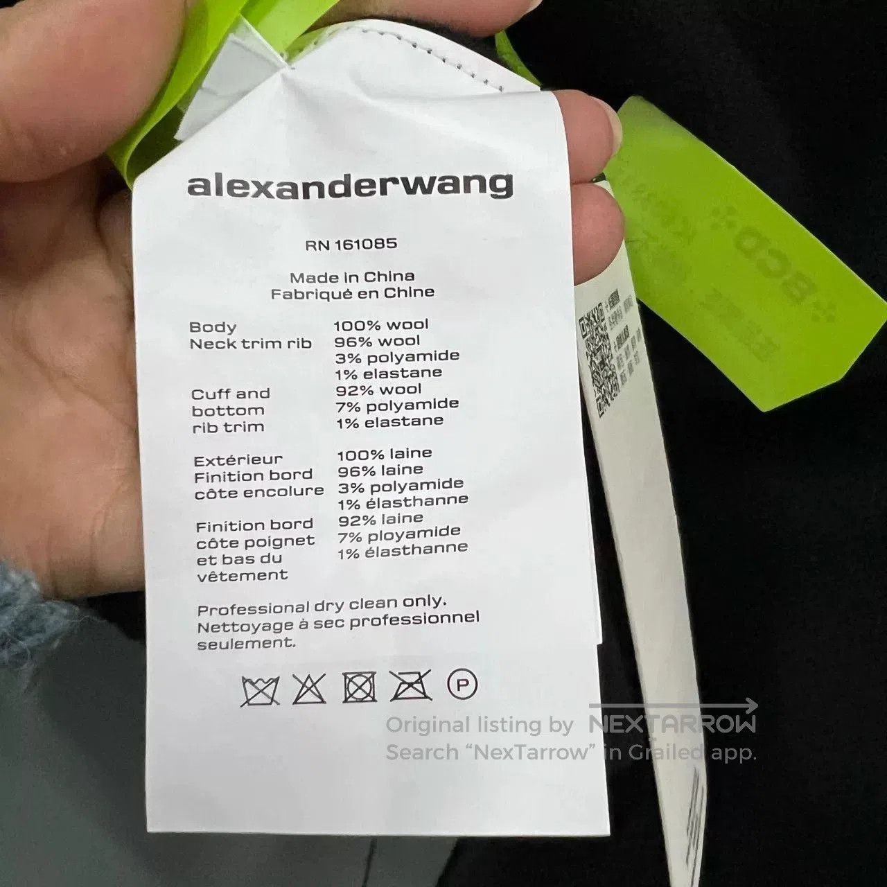 Alexander Wang alexander wang rhinestone teddy knit sweater. Size XS / US 0-2 / IT 36-38 - 4 Thumbnail