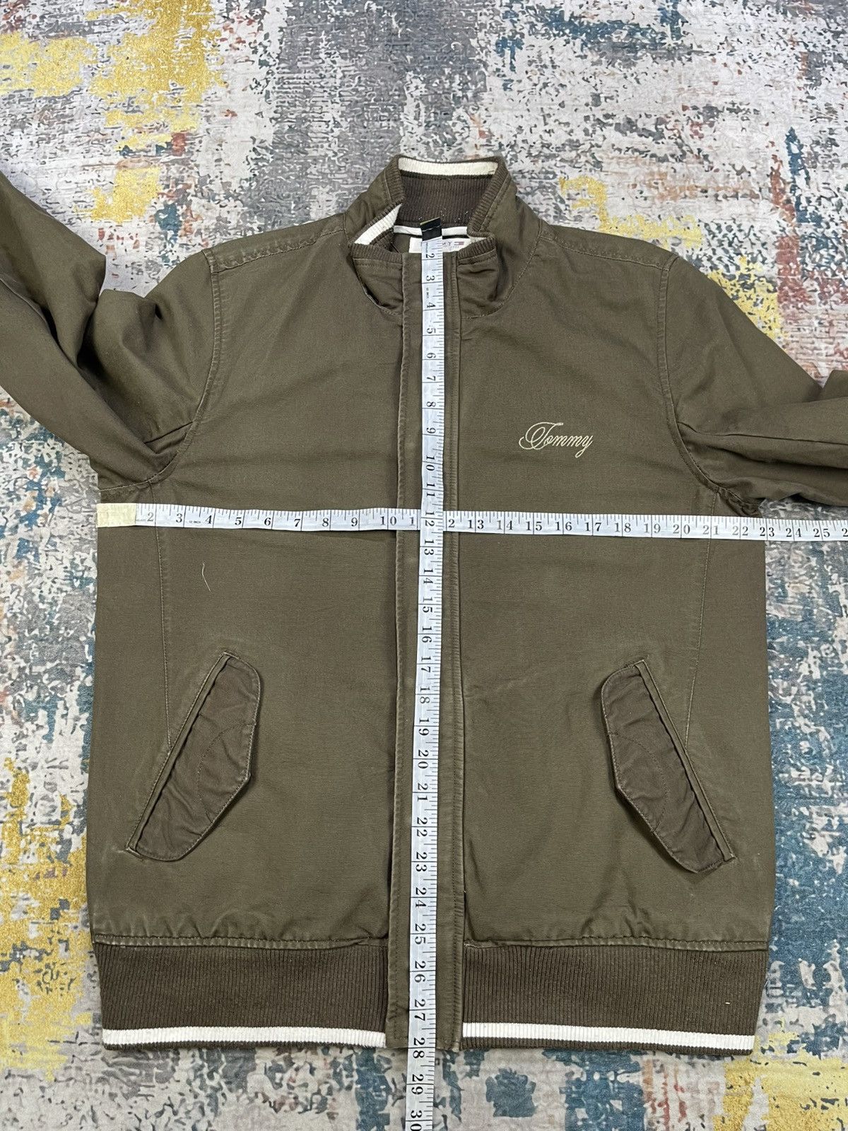 Tommy Hilfiger Tommy Stand Collar Bomber Jacket Size US M / EU 48-50 / 2 - 10 Thumbnail