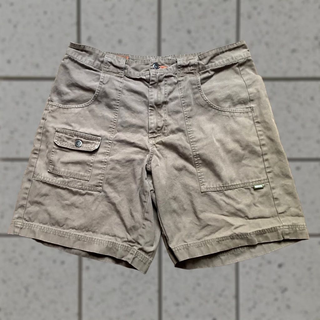 Howler Brothers Howler Brothers Clarksville Walk Shorts Mens 38 Brown Canvas Cotton Deep Pockets Front Flat Front Regular Size US 38 / EU 54 - 1 Thumbnail