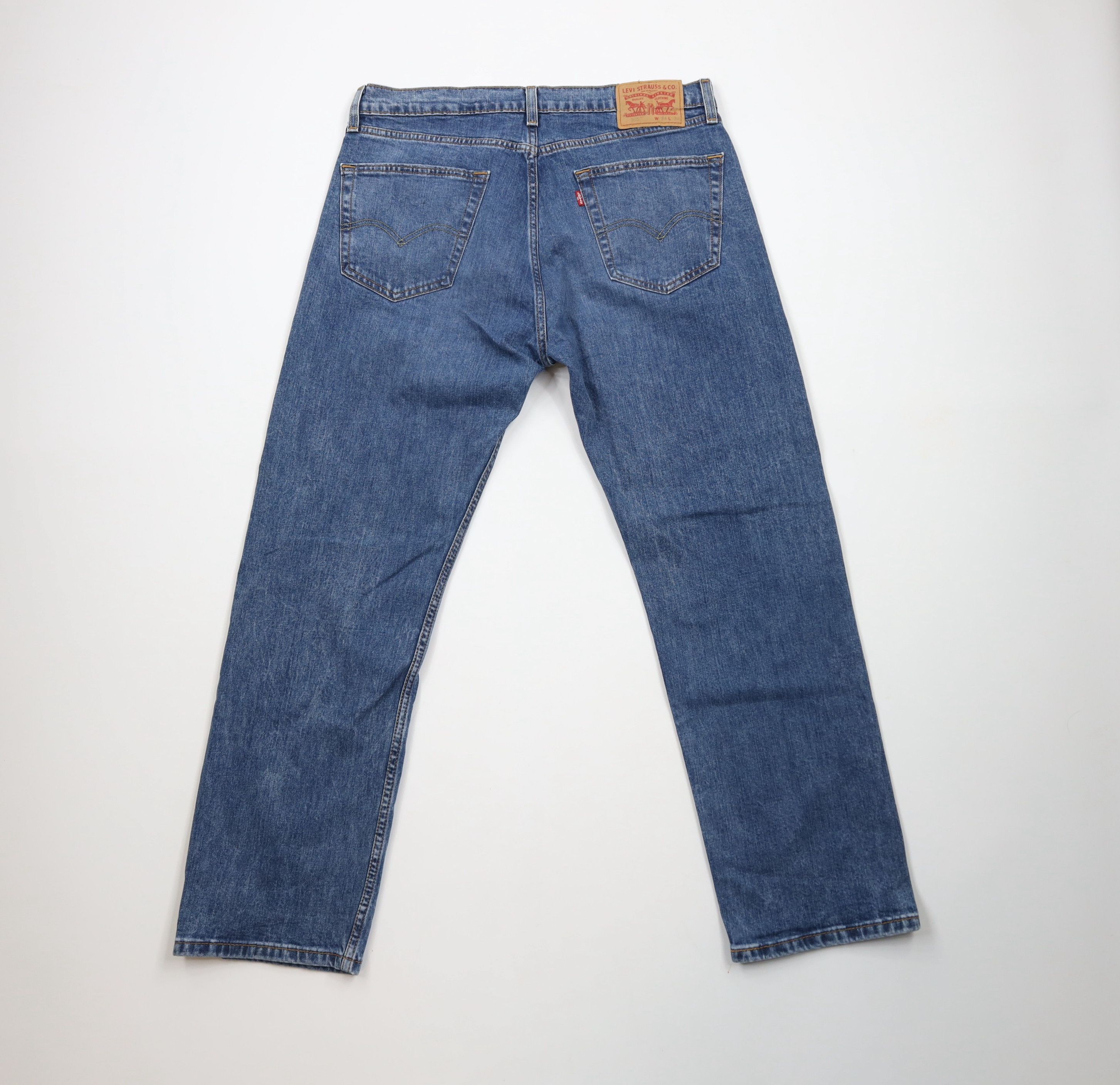 Levi's × Vintage Vintage Y2K Levis Stretch Regular Fit Denim Jeans Blue Size US 34 / EU 50 - 10 Thumbnail