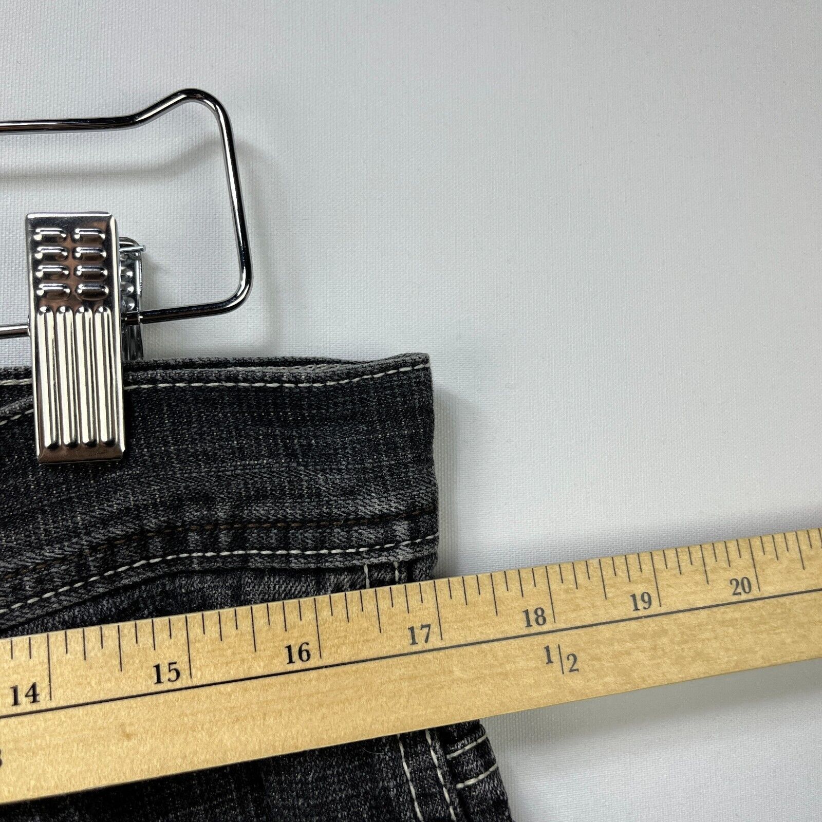 Southpole × Vintage Vintage Y2K South Pole Black Faded Baggy Denim Shorts 34 Size US 34 / EU 50 - 7 Thumbnail