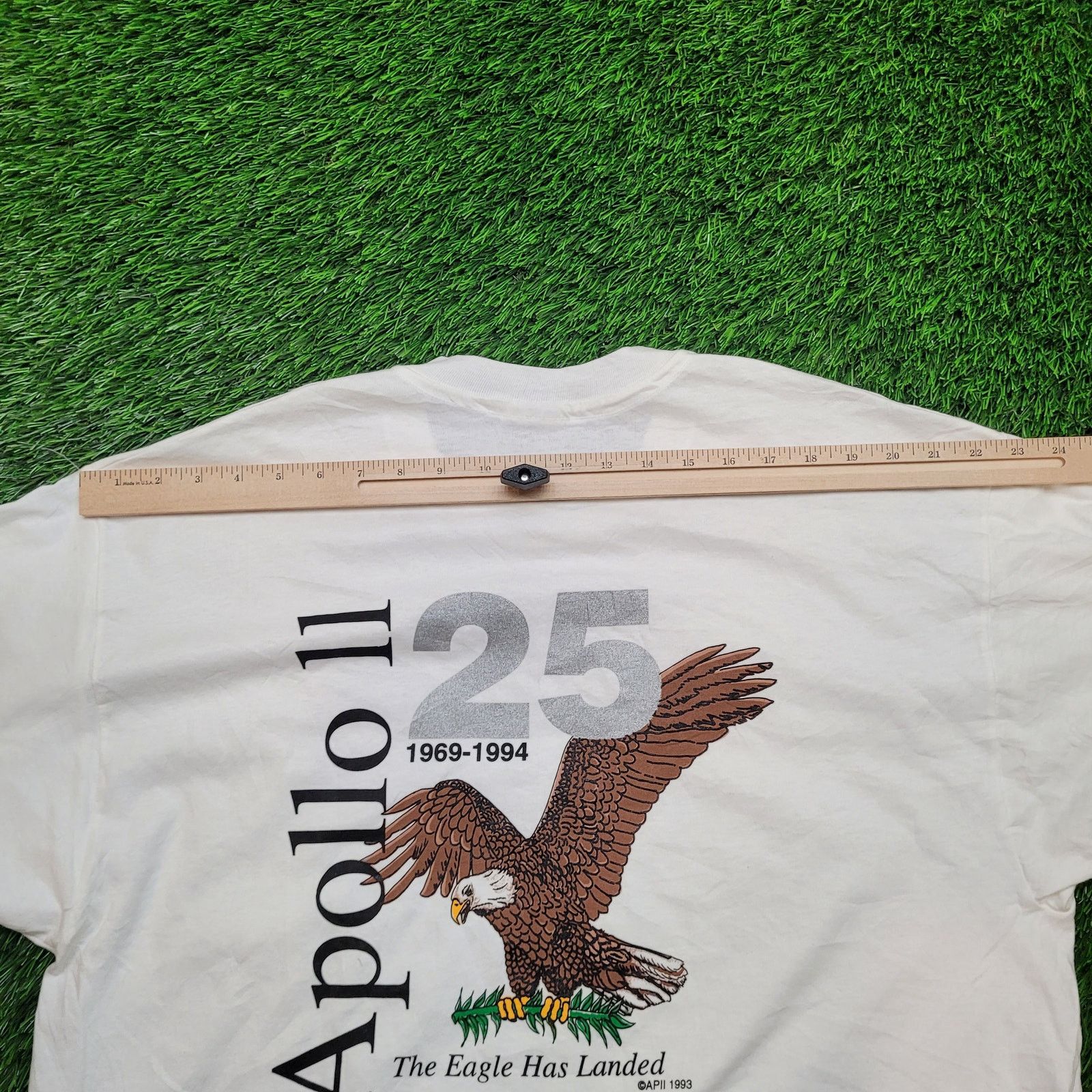 Hanes VTG1994 NASA Apollo II 25th Anniversary T-Shirt Mens XL USA Size US XL / EU 56 / 4 - 11 Thumbnail