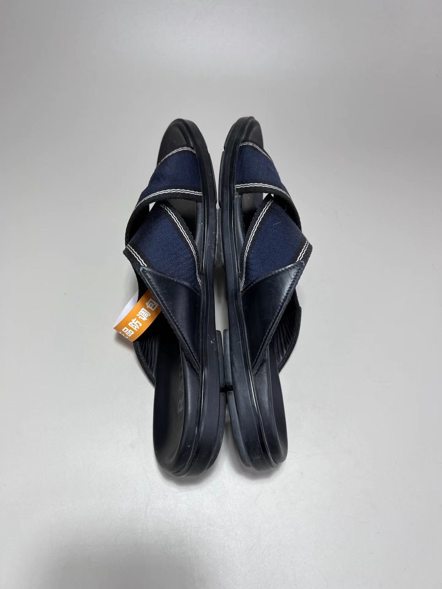 Prada PRADA Webbing Cross Slide Sandals Size US 10.5 / EU 43-44 - 5 Thumbnail