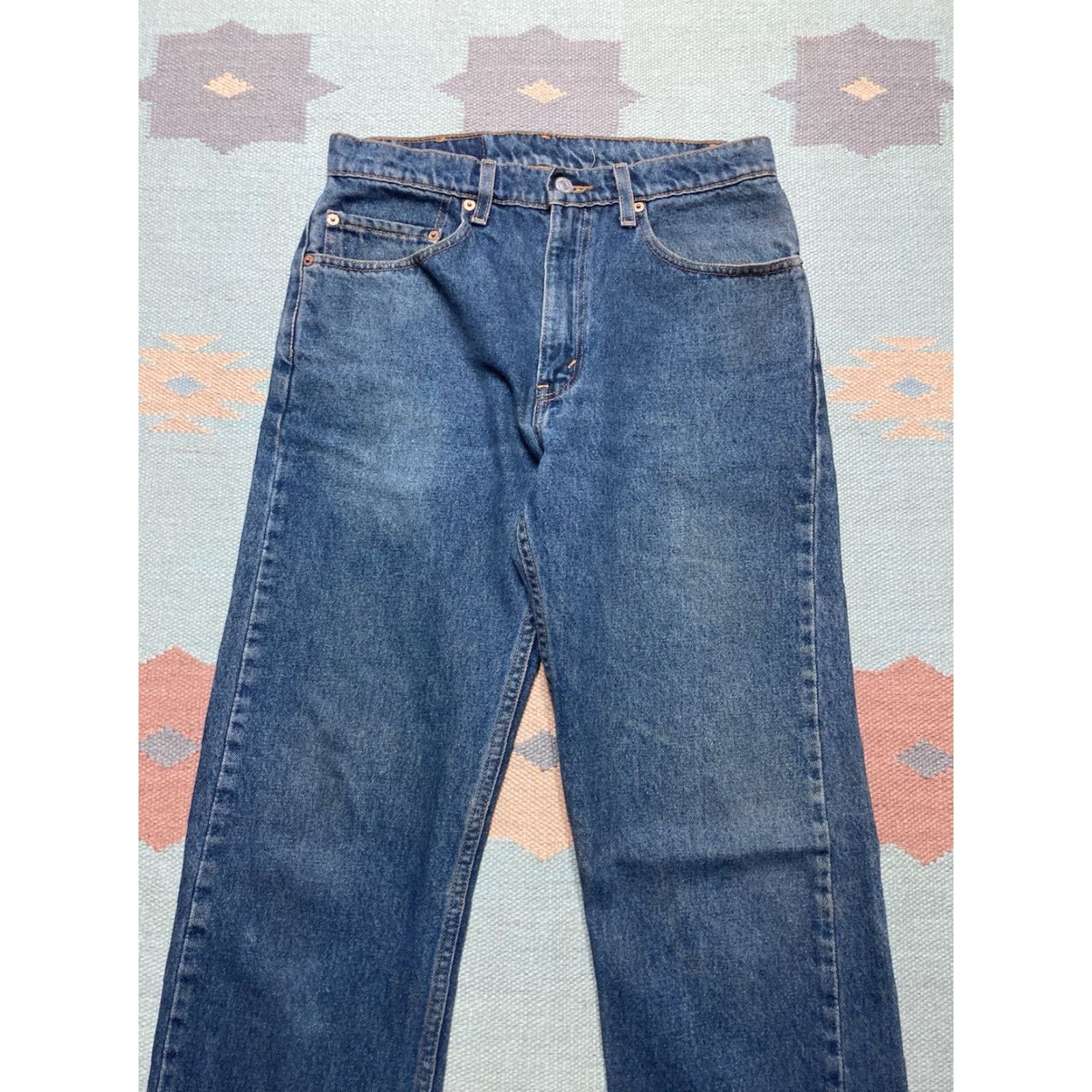 Levi's VINTAGE Levi’s 505 Jeans Straight Regular Men 30x33 Medium Wash Denim Skater Pants Blue Jeans Size US 30 / EU 46 - 5 Thumbnail