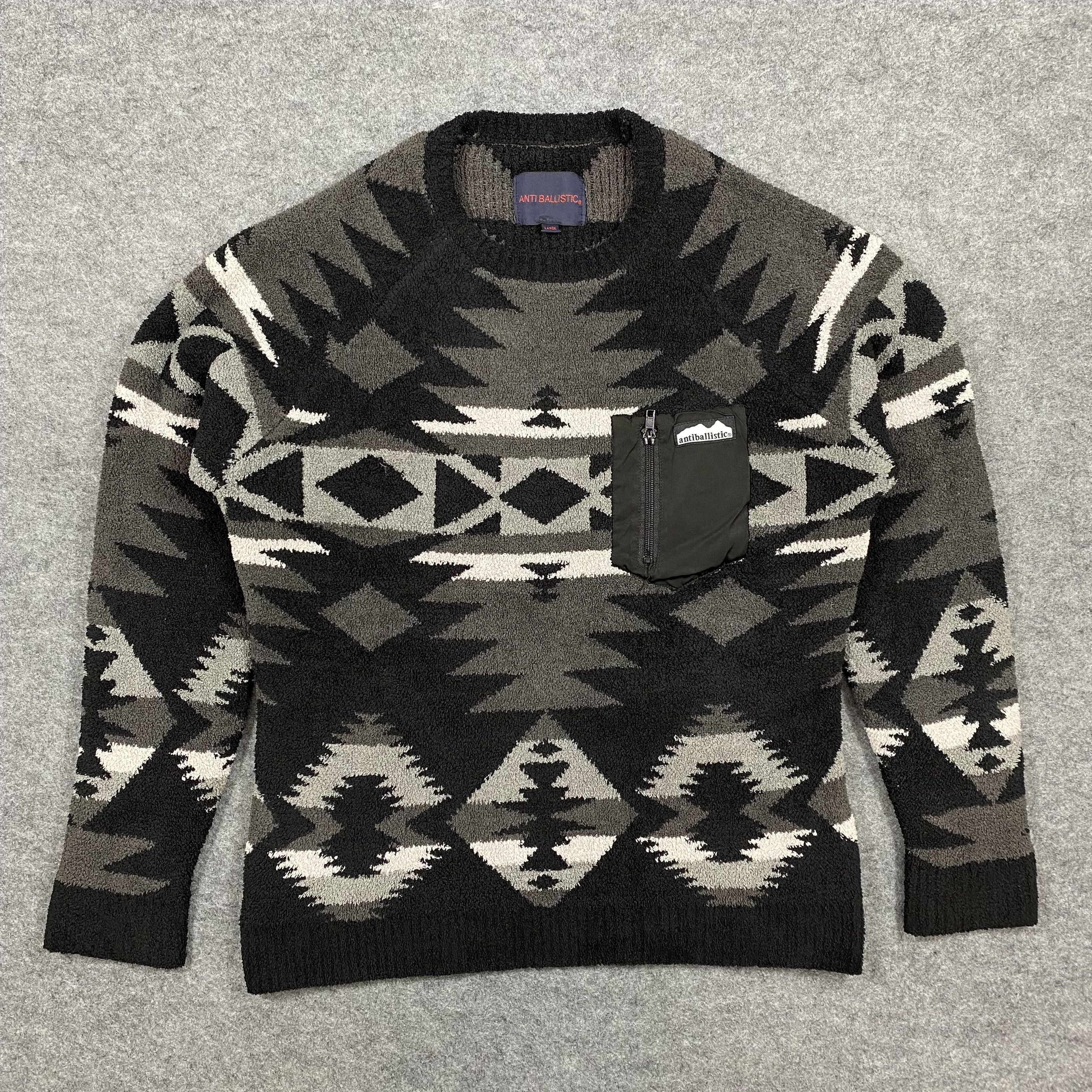 Aztech Mountain VINTAGE ANTI BALLISTIC JAPANESE BRAND SWEATER-J618 Size US L / EU 52-54 / 3 - 1 Thumbnail