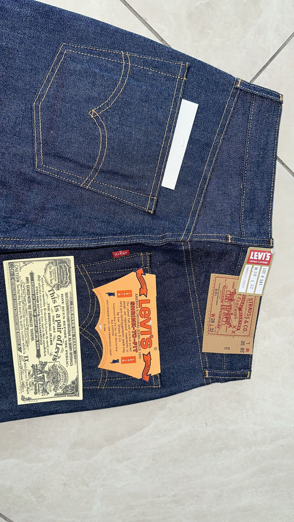 Levi's Vintage Clothing LVC Levi's Vintage Clothing 1976 28x32 501XX Selvedge Jeans Size US 28 / EU 44 - 5 Thumbnail