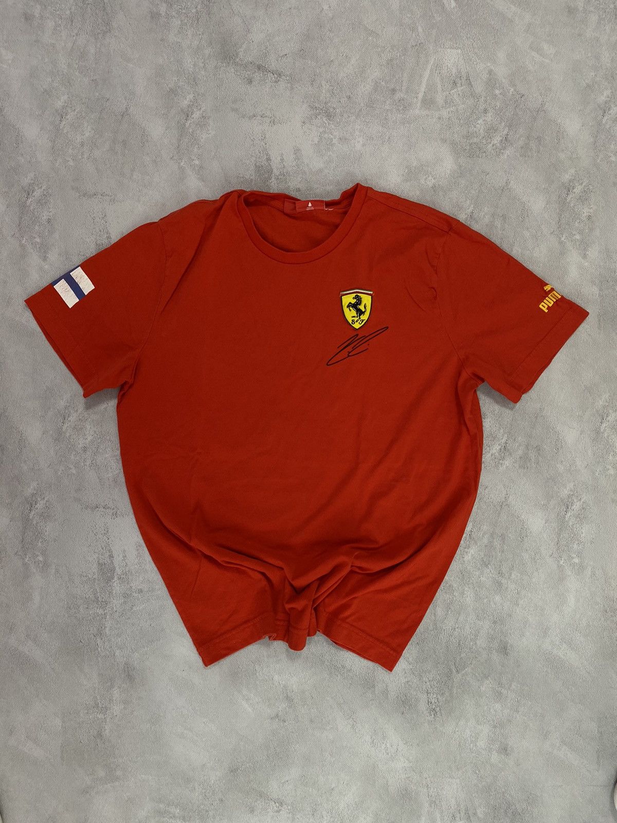 Ferrari × Puma 🏎️ T-Shirt Puma Ferarri Raikonen Number 1 Michelschumaner Size US L / EU 52-54 / 3 - 1 Thumbnail