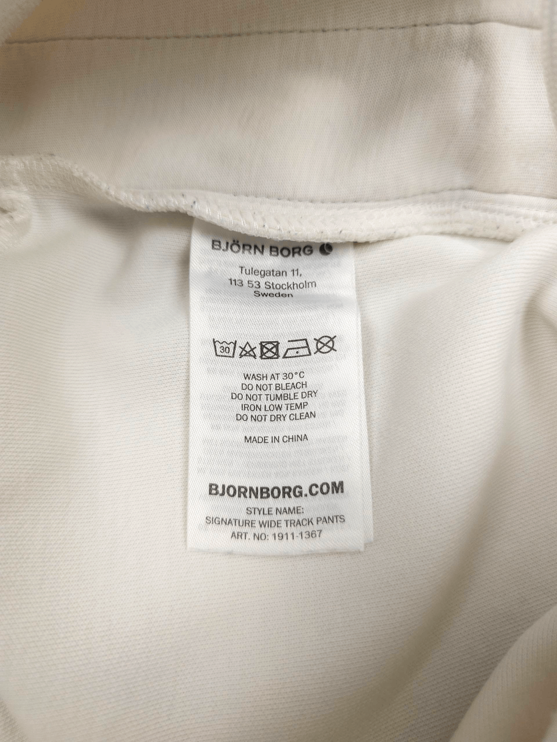 Bjorn Borg 💎 Bjorn Borg Wide Leg Flared Beige Trousers Pants Relaxed M Size US 32 / EU 48 - 9 Thumbnail